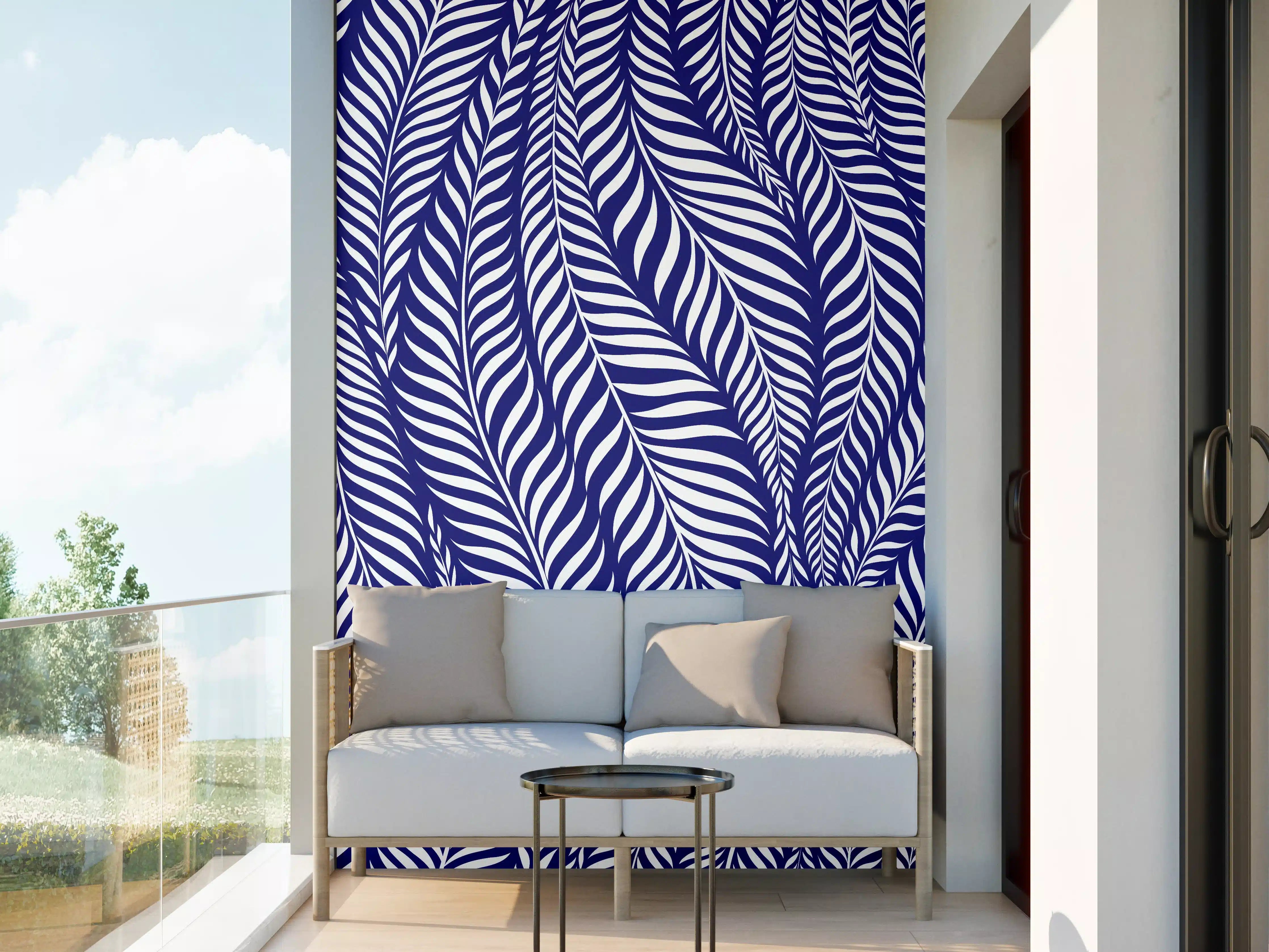 Wandverkleidung außen - Moderne Blaue Deko
