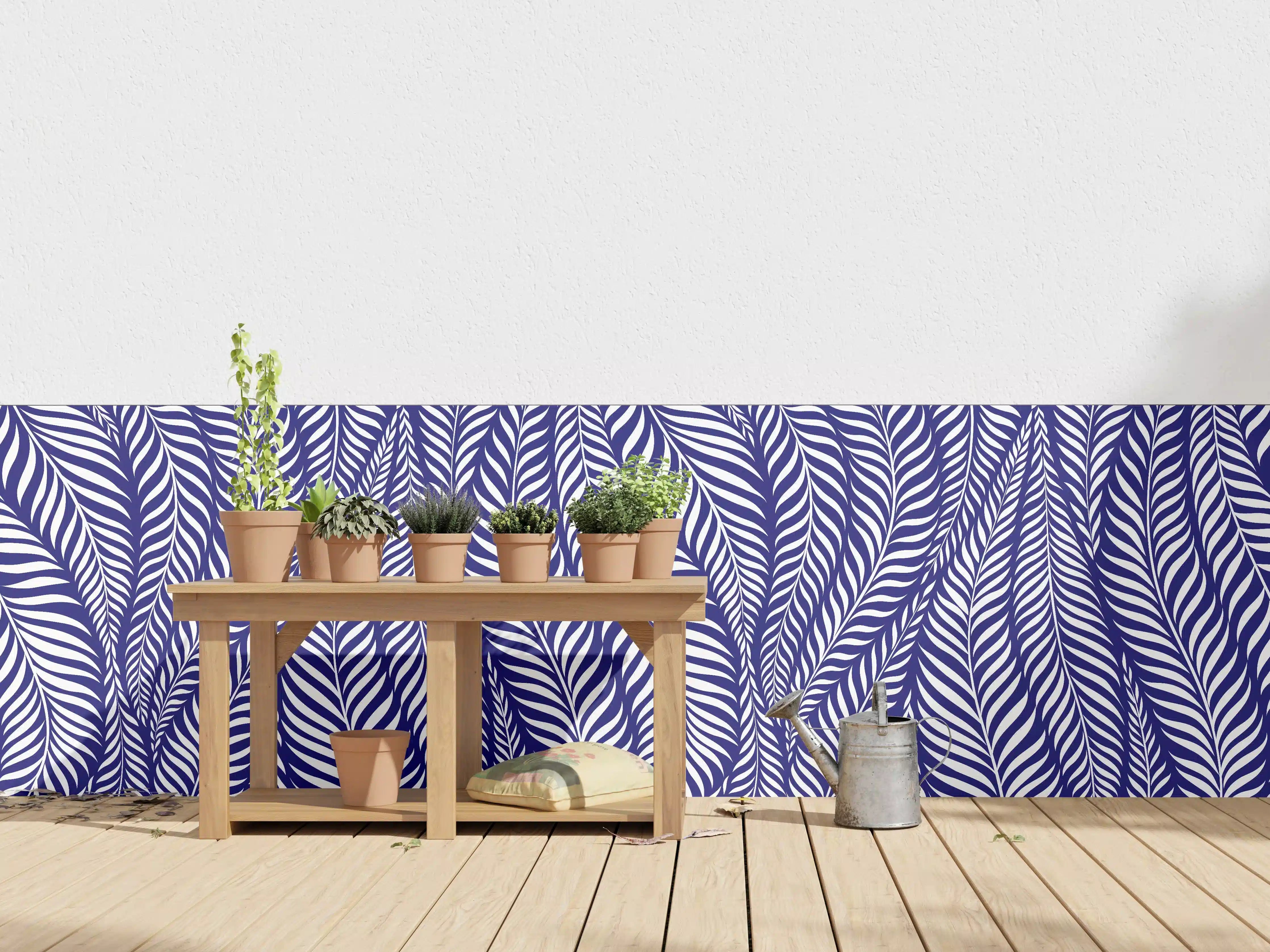 Wandverkleidung außen - Moderne Blaue Deko