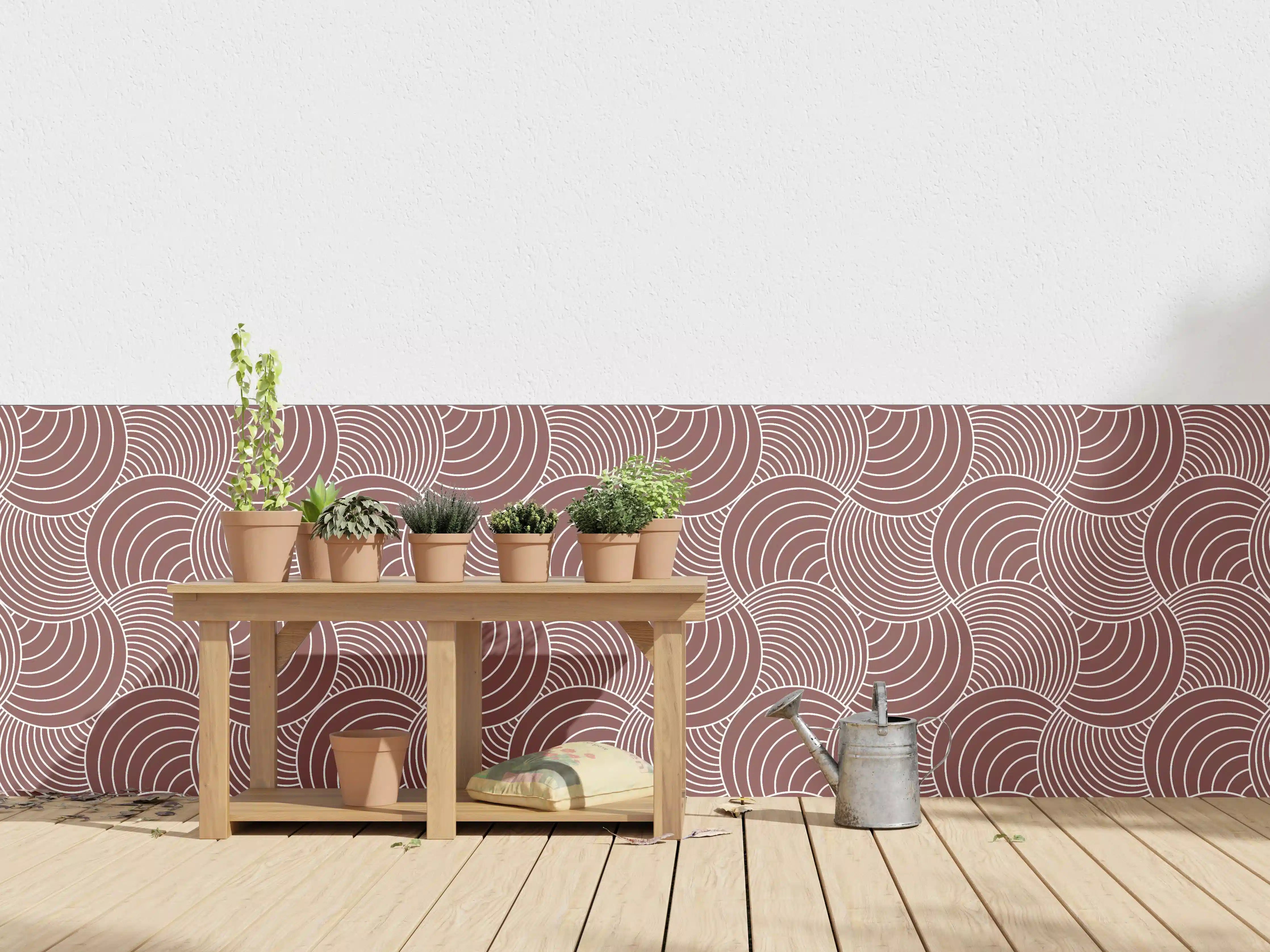 Wandverkleidung außen - Moderne Brauntöne Wandgestaltung