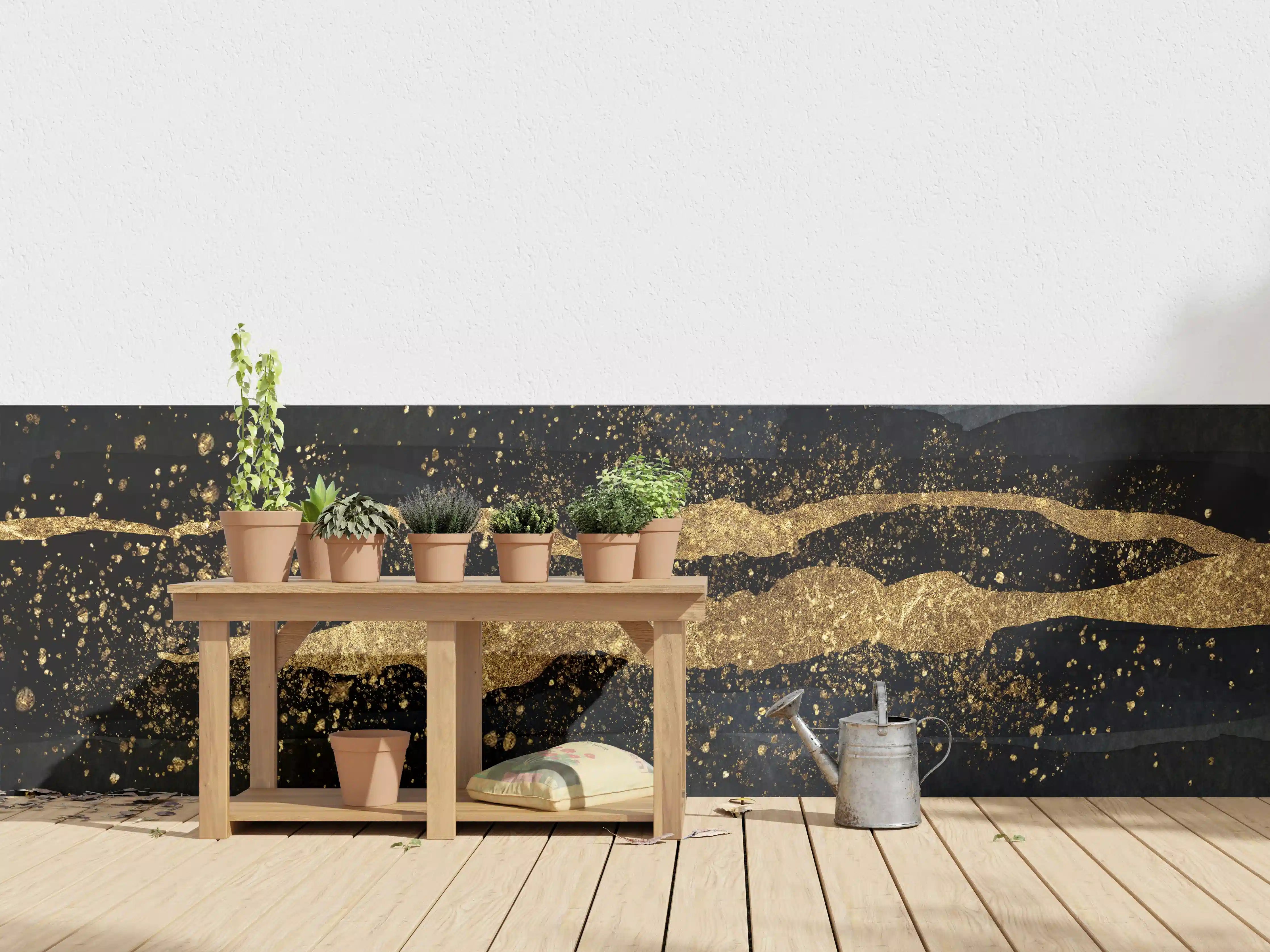 Wandverkleidung außen - Moderne Darstellung - Aquarellmalerei