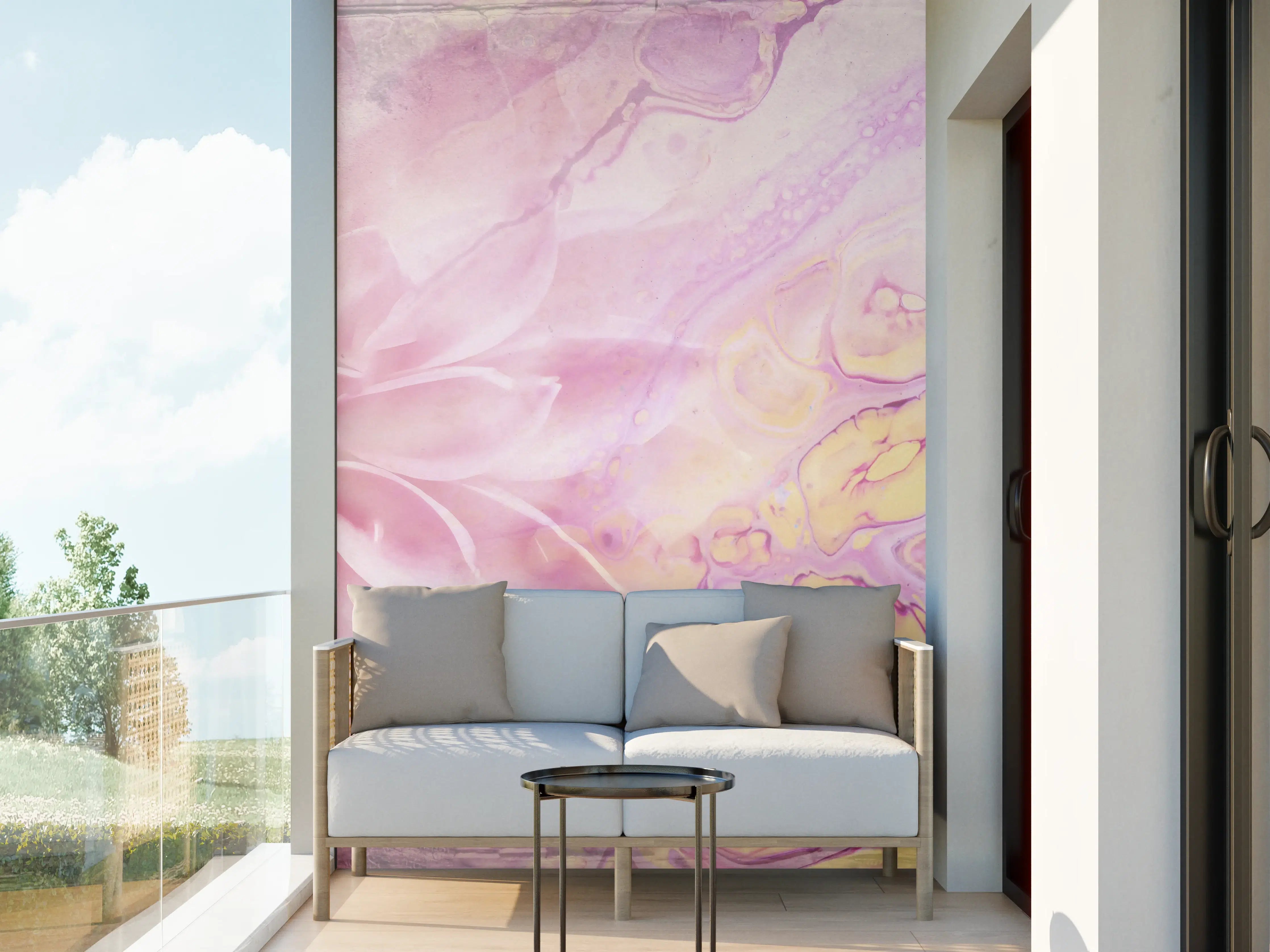 Wandverkleidung außen - Moderne Kunst - Floral
