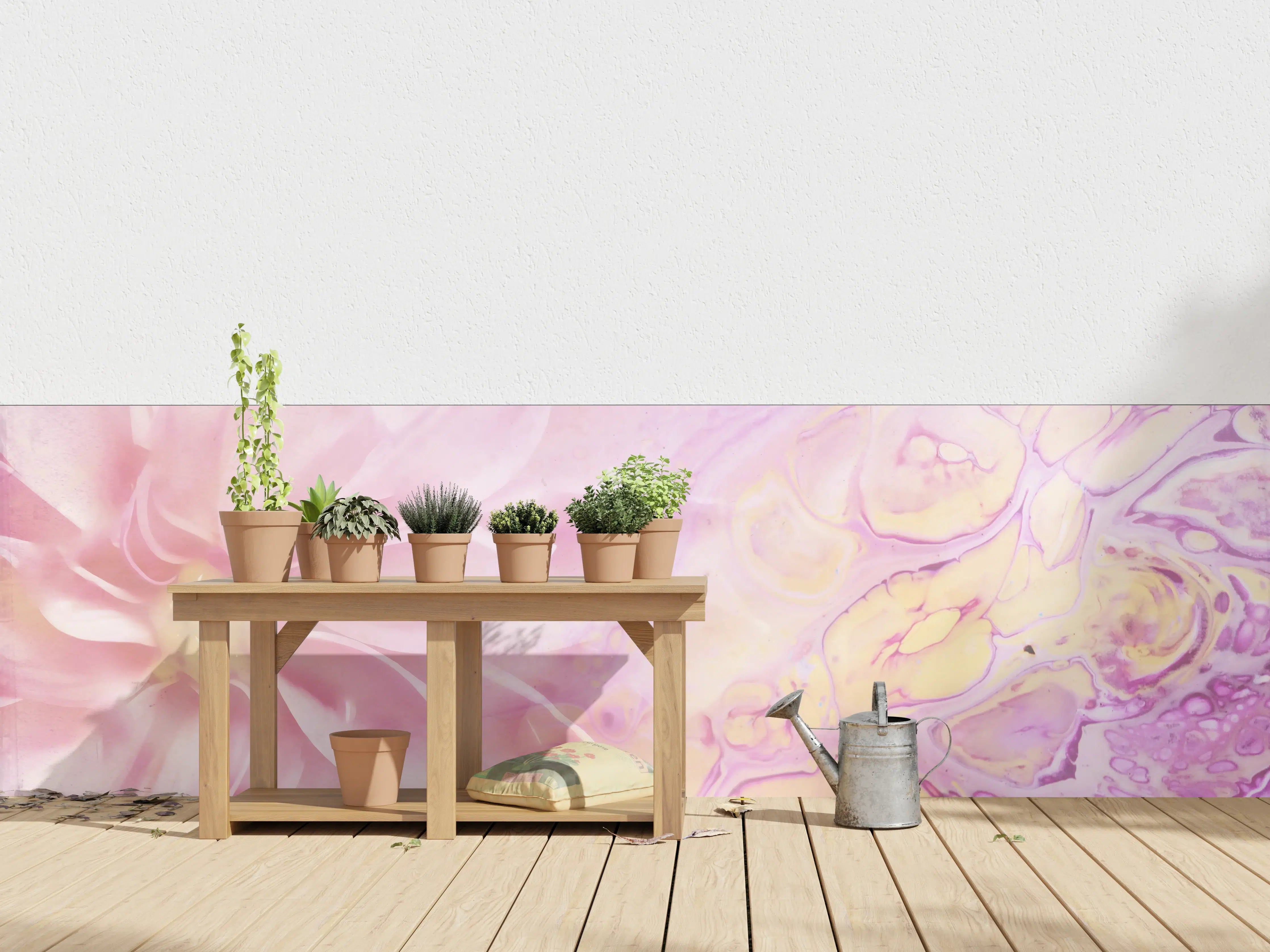Wandverkleidung außen - Moderne Kunst - Floral