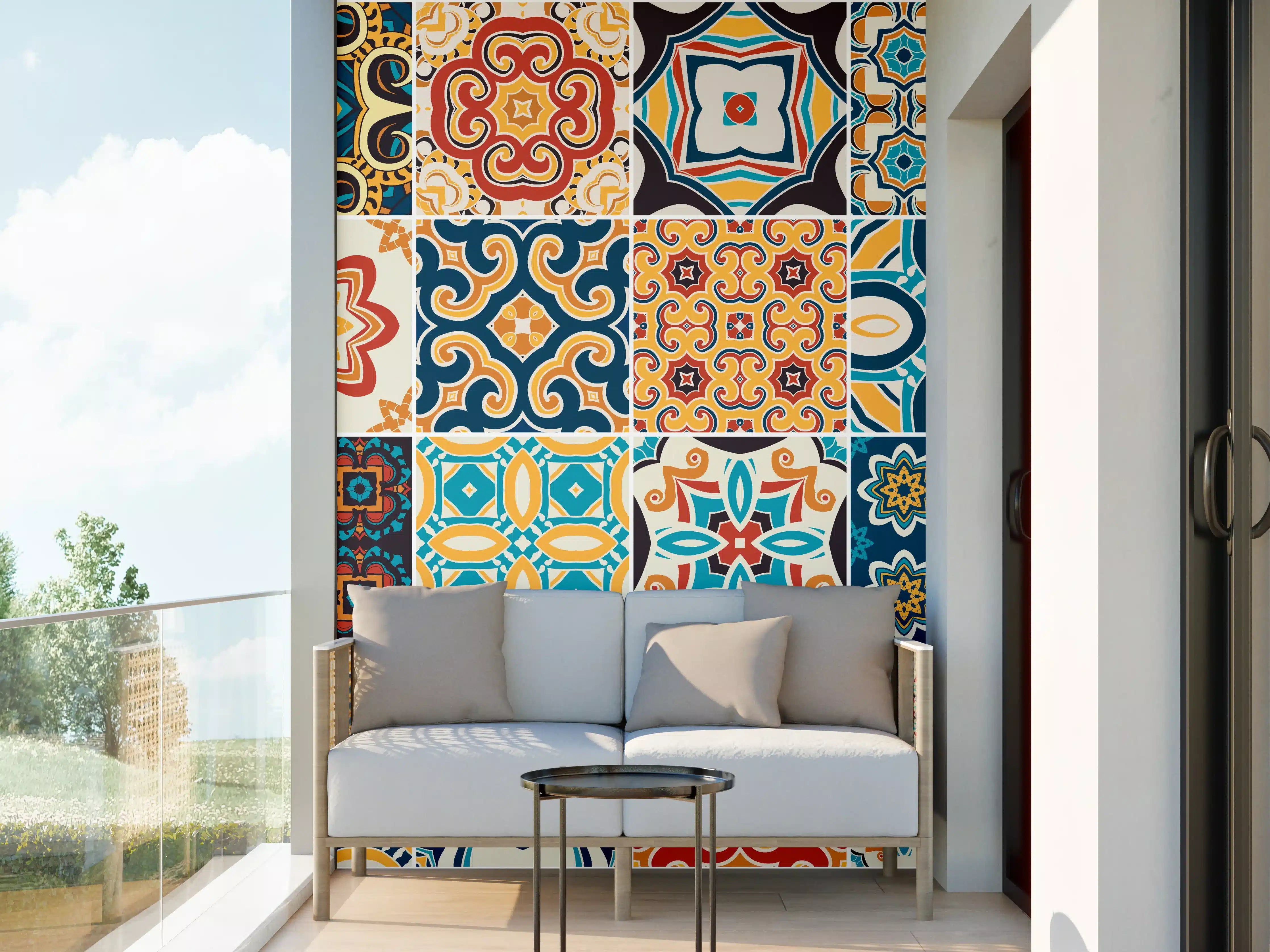 Wandverkleidung außen - Moderne Mosaikmuster