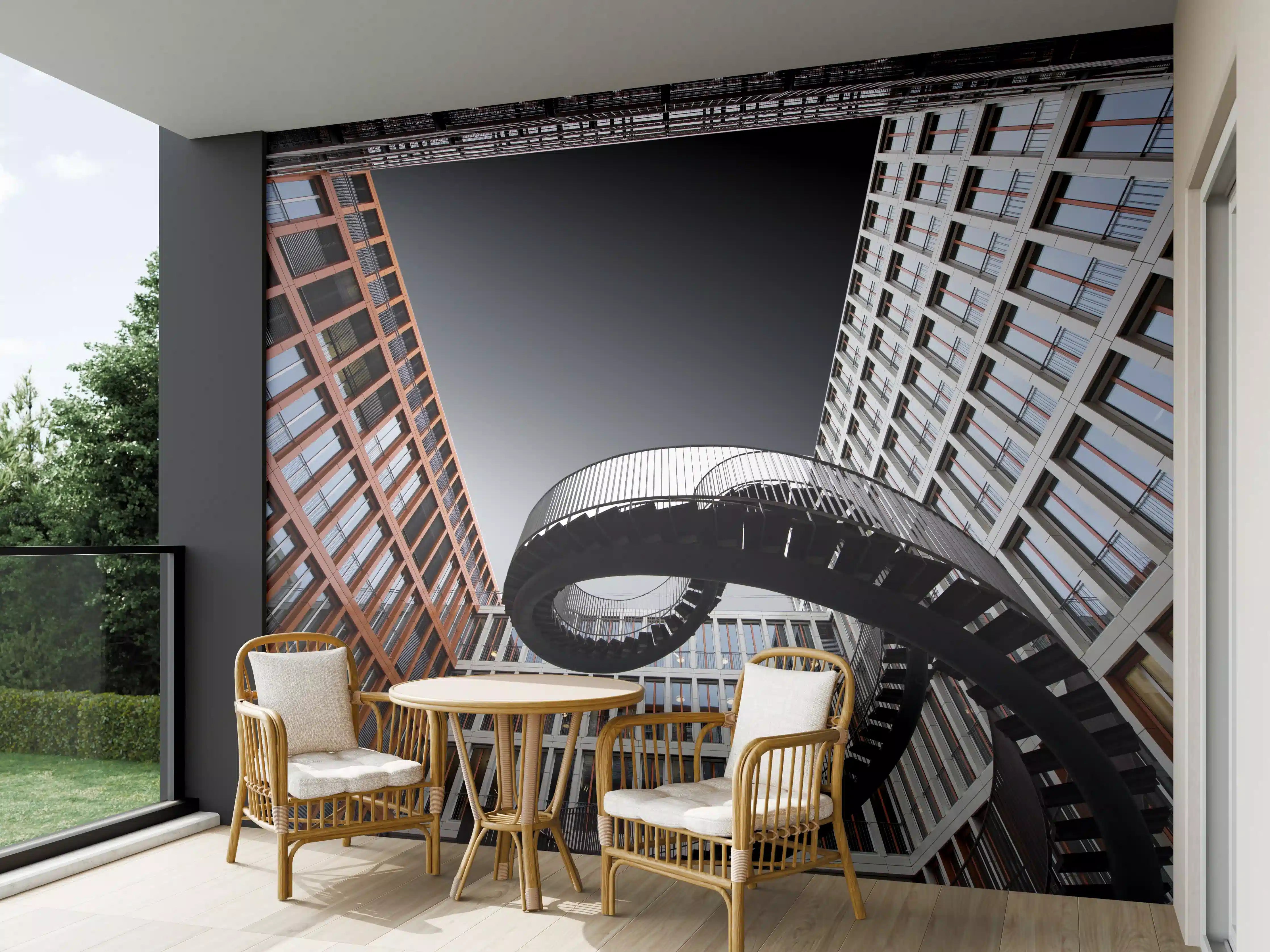 Wandverkleidung außen - Moderne Treppen