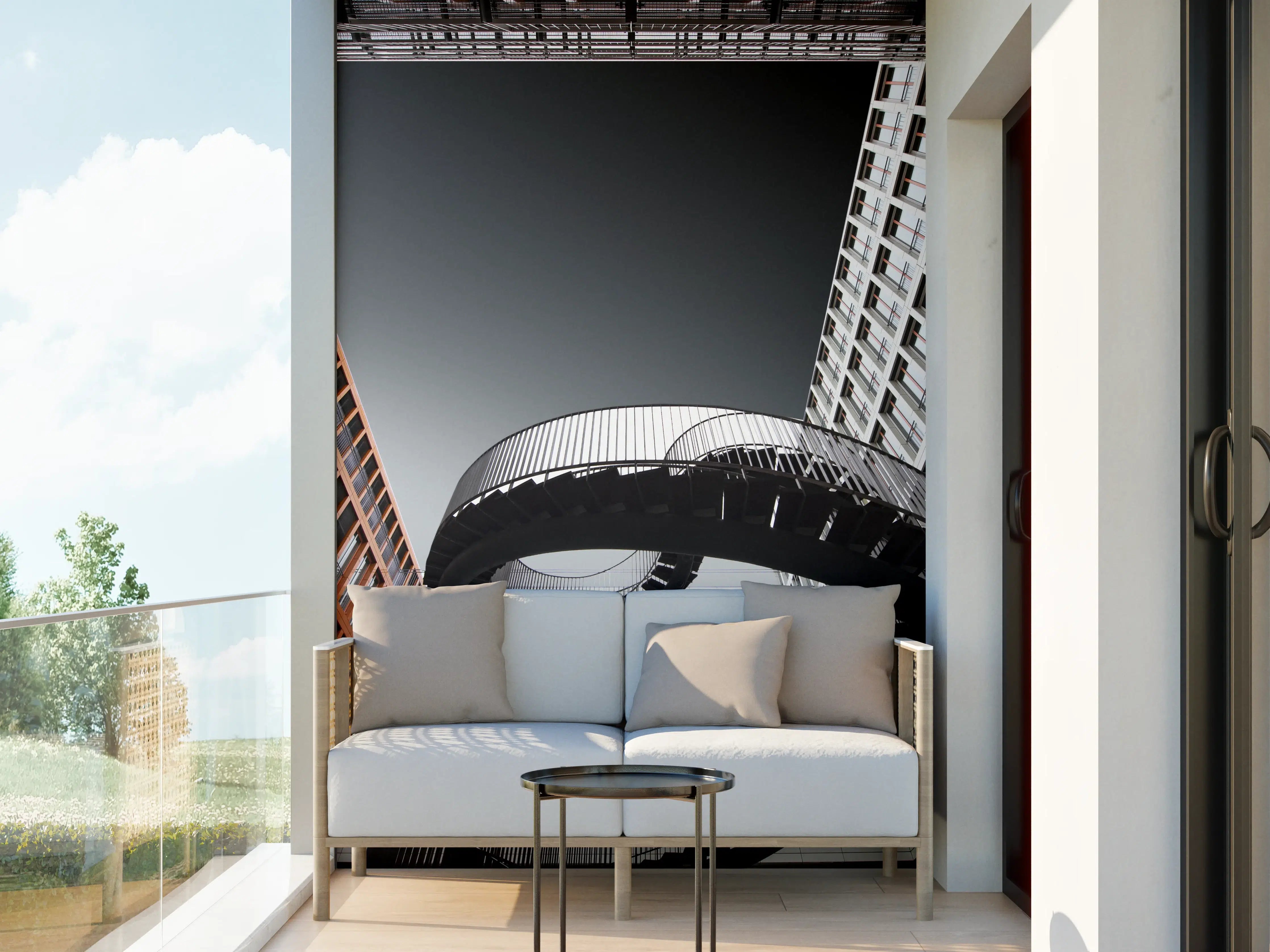Wandverkleidung außen - Moderne Treppen