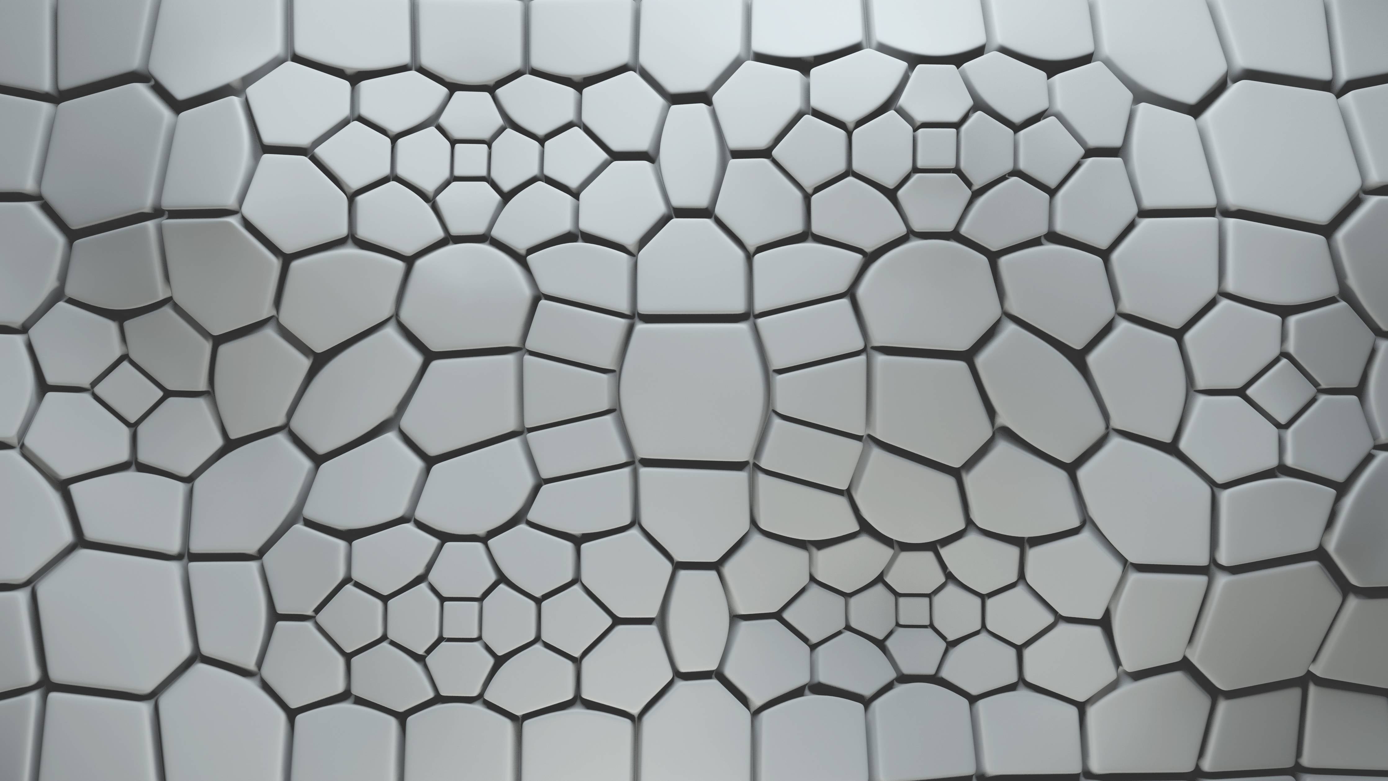 Wandverkleidung außen-Moderne geometrische Wandverkleidung in Grau