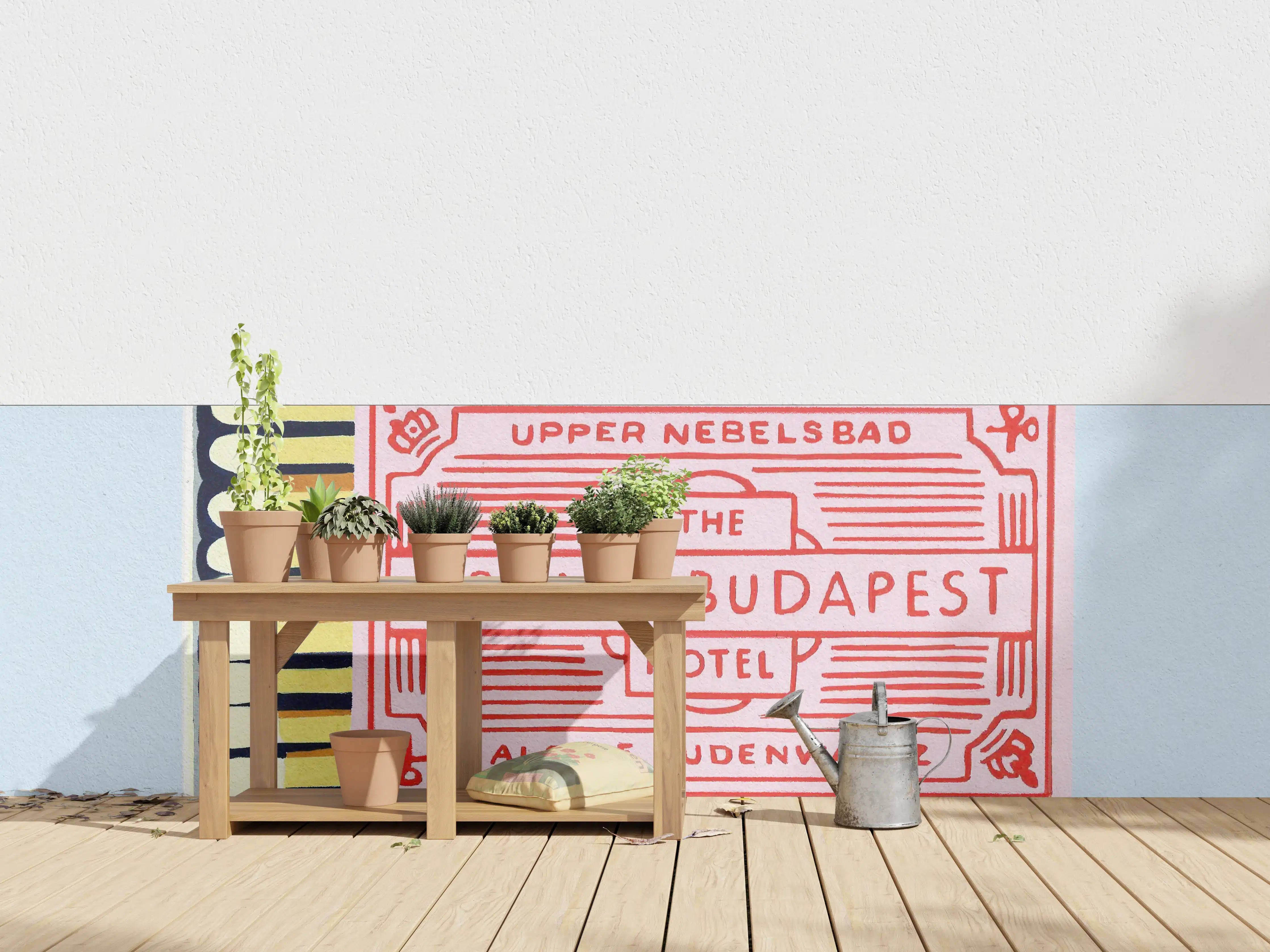 Wandverkleidung außen - Modernes Streichholz Poster