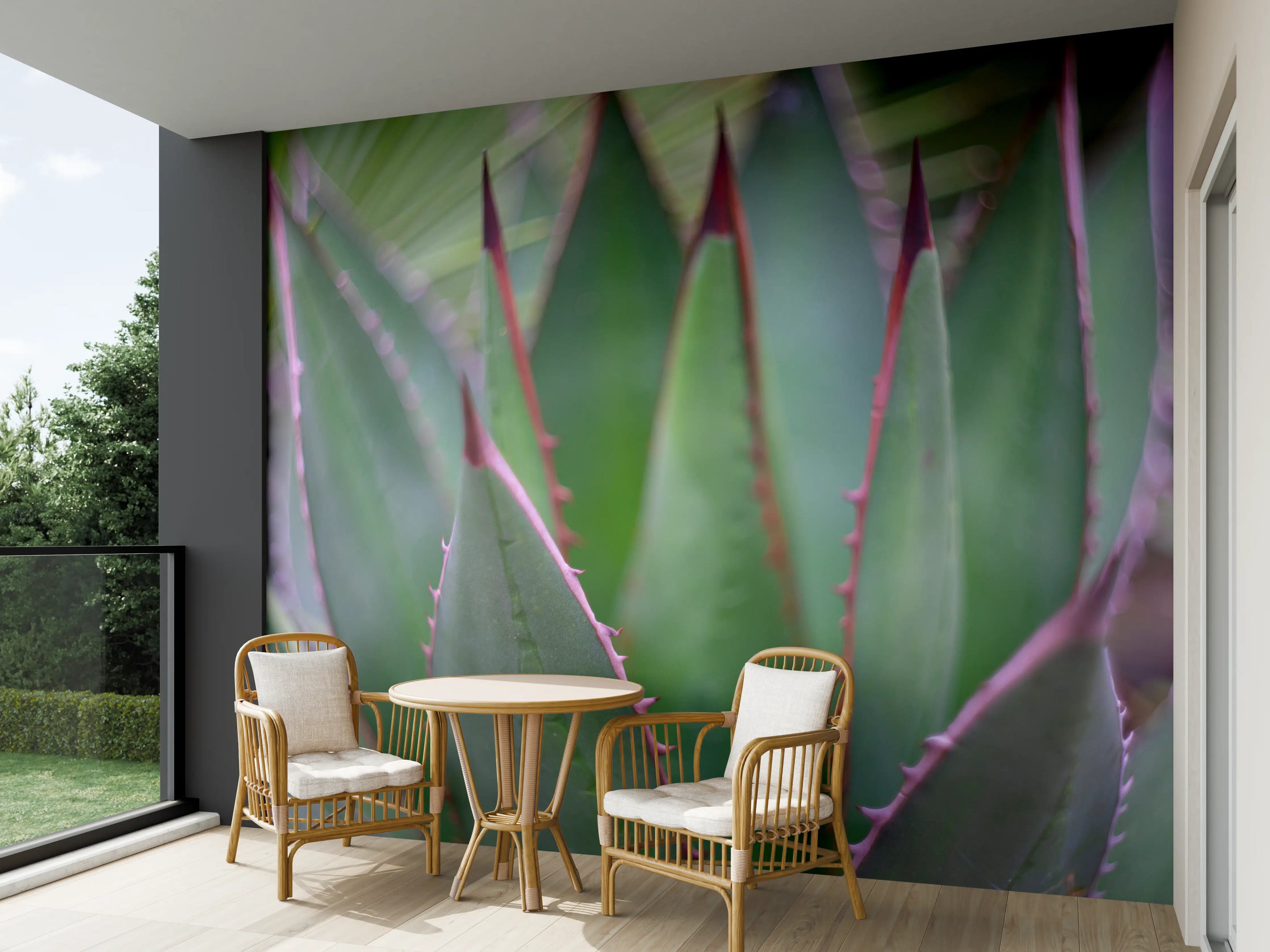 Wandverkleidung außen - Nahaufnahme - Agave ghiesbreghti