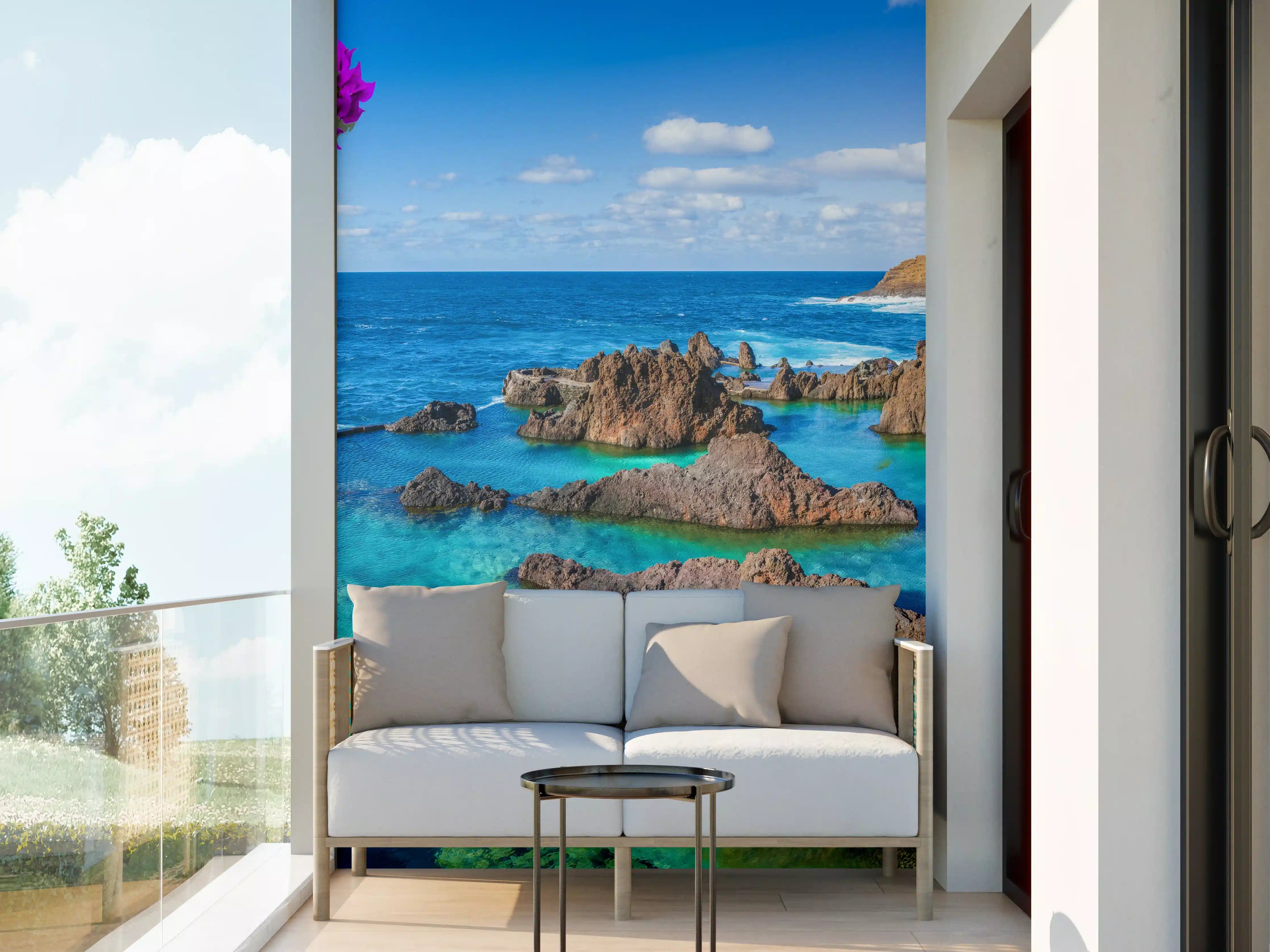Wandverkleidung außen - Naturpool in Porto Moniz