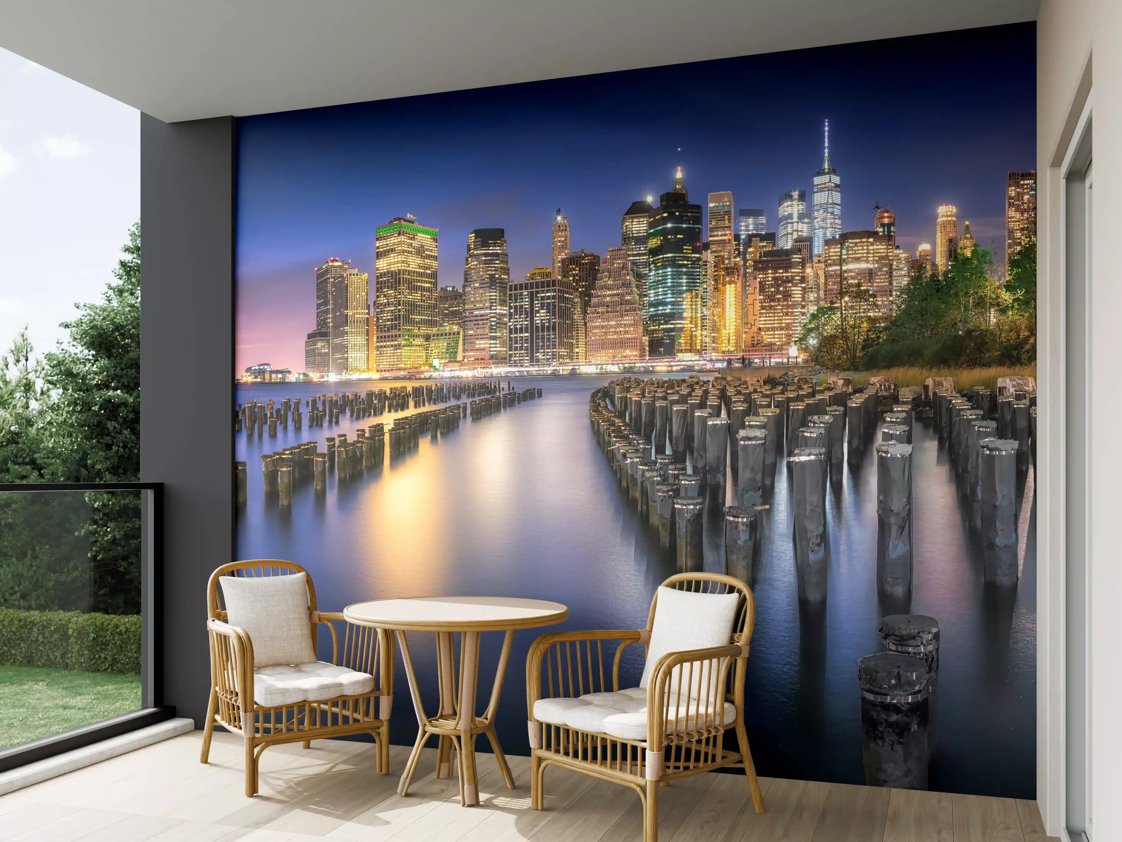Wandverkleidung außen - New York City Skyline
