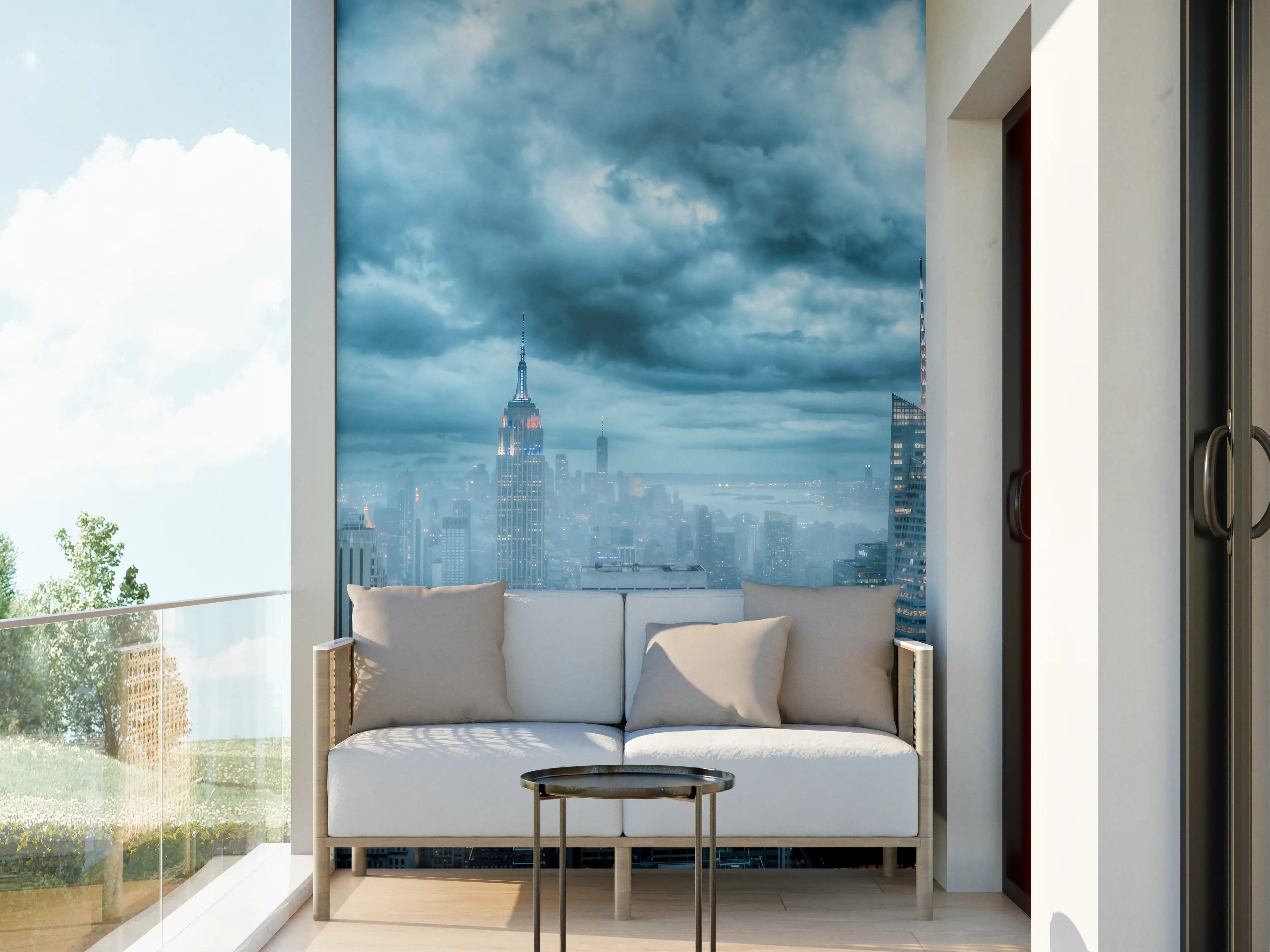 Wandverkleidung außen - New York Skyline