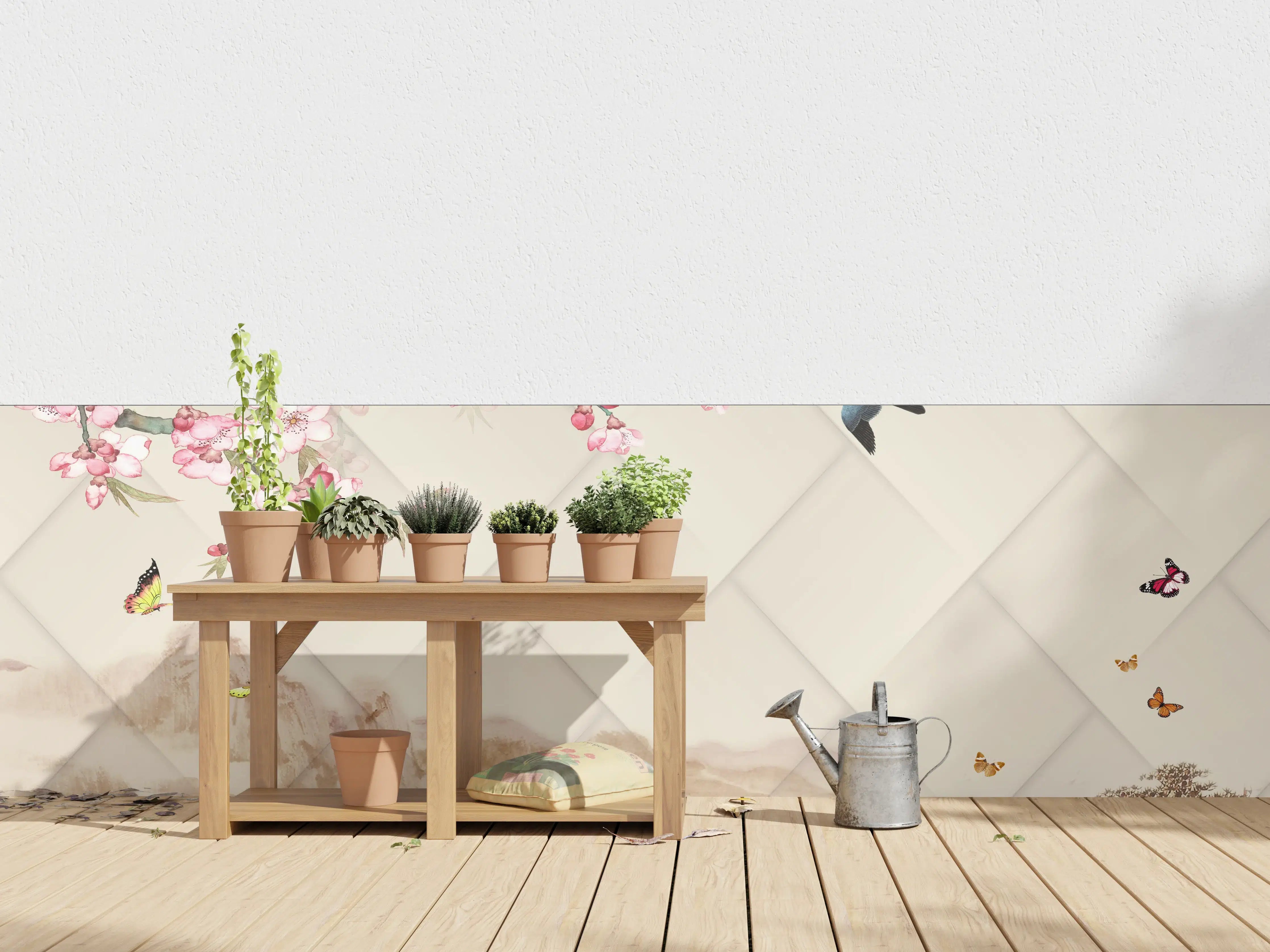 Wandverkleidung außen - Orientalisches Motiv - Frühling