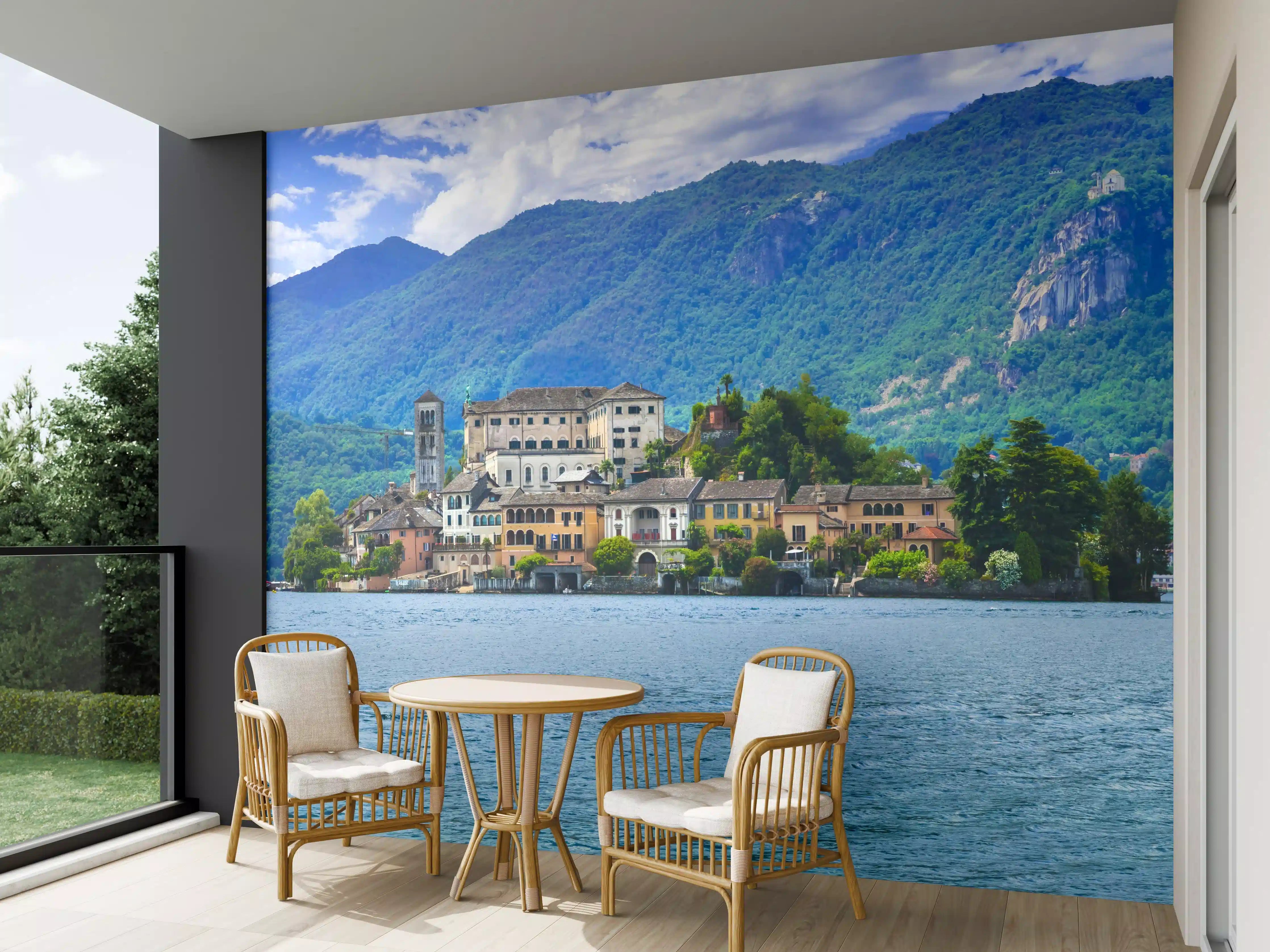 Wandverkleidung außen - Ortasee - Italien