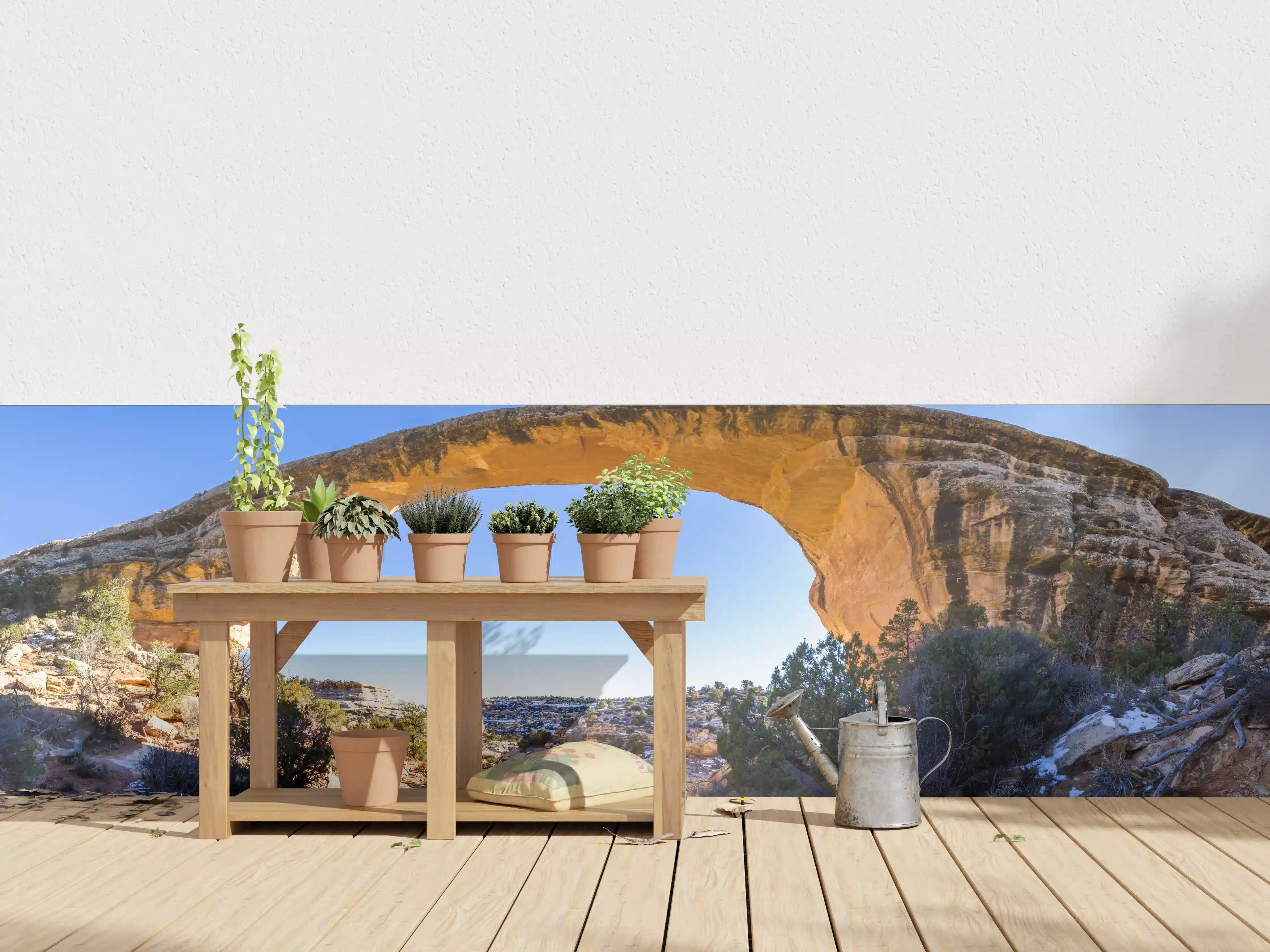 Wandverkleidung außen - Owachomo Naturbrücke Panorama