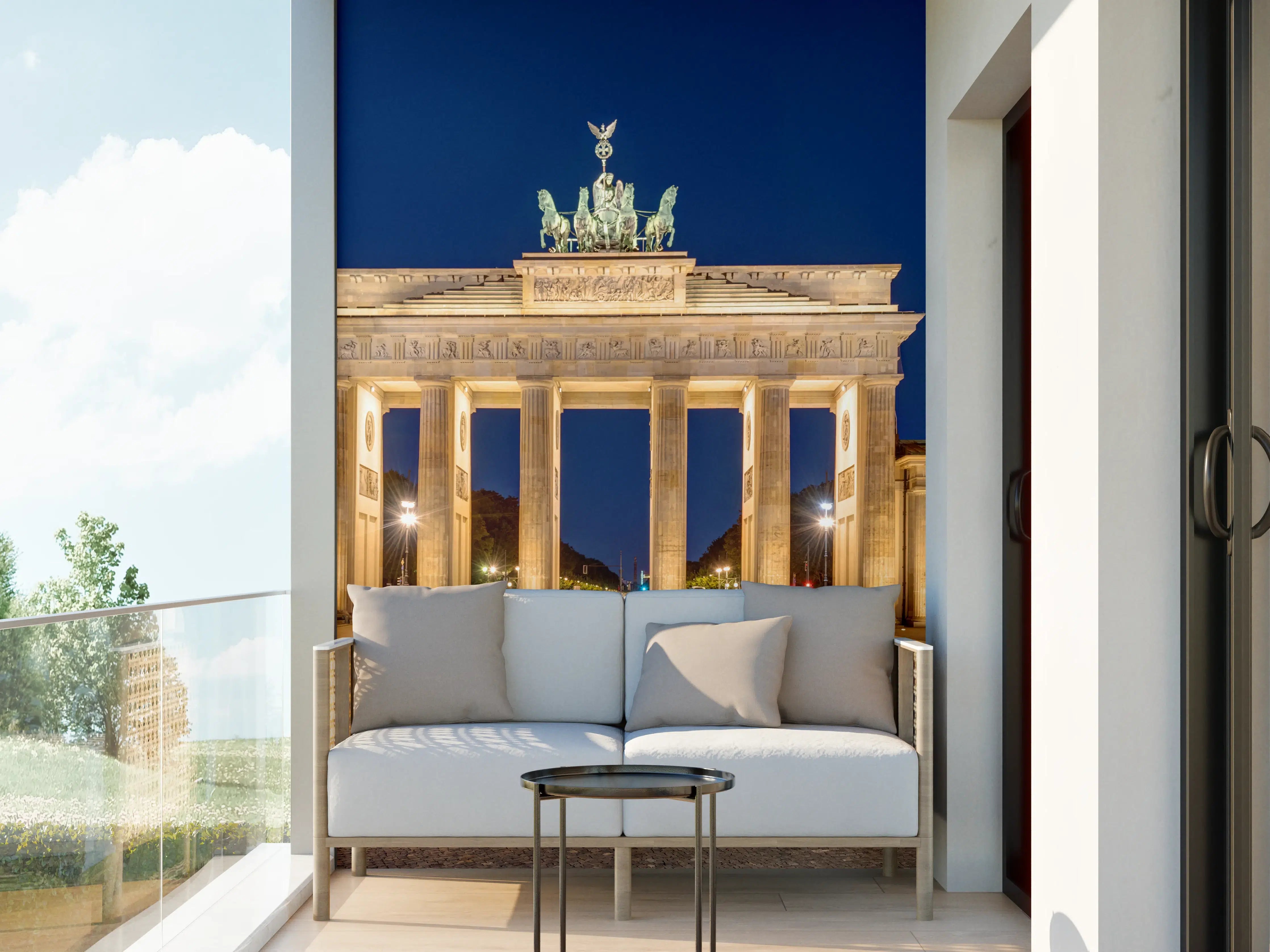 Wandverkleidung außen - Panorama des Brandenburger Tor
