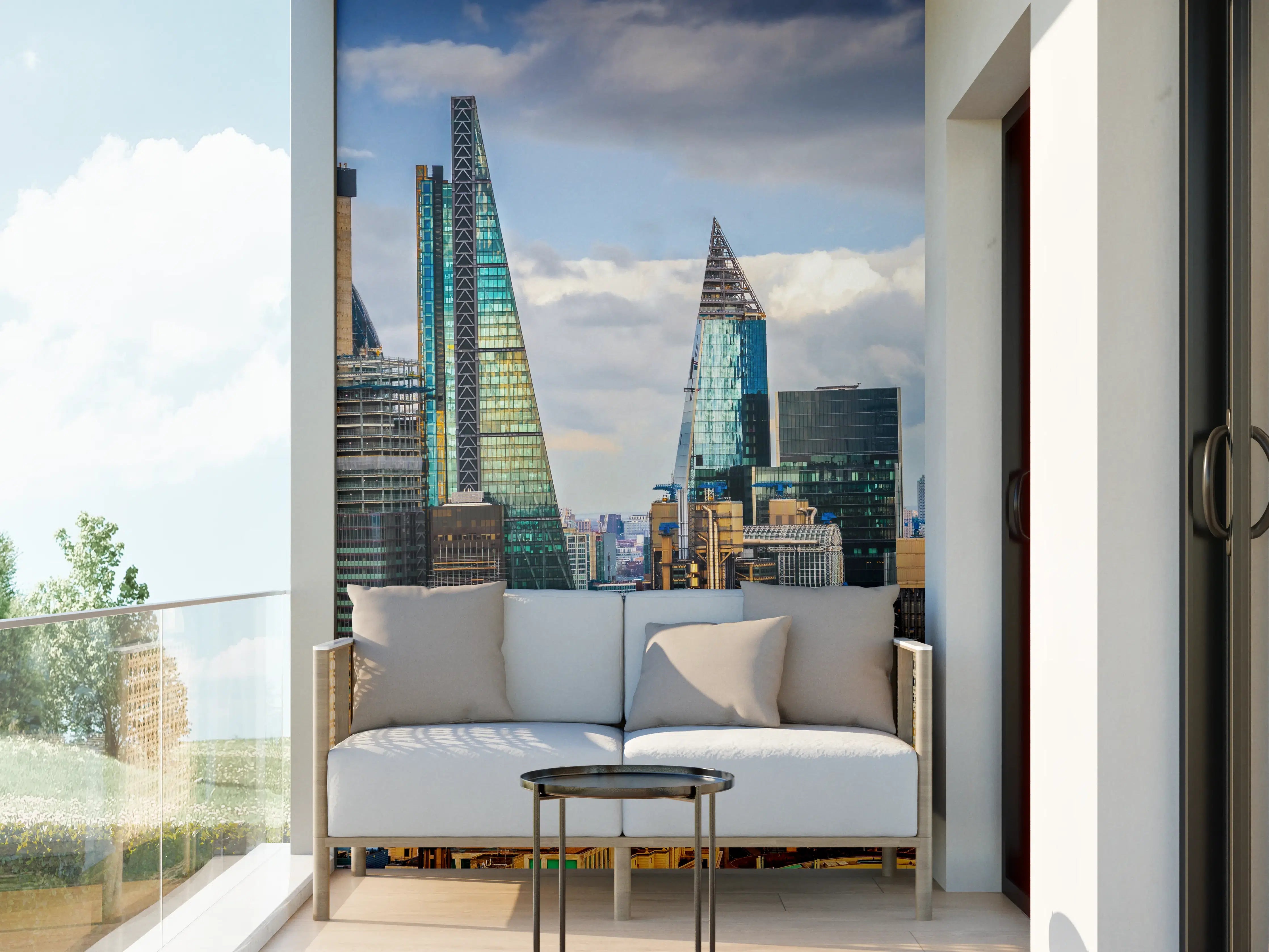 Wandverkleidung außen - Panorama von London
