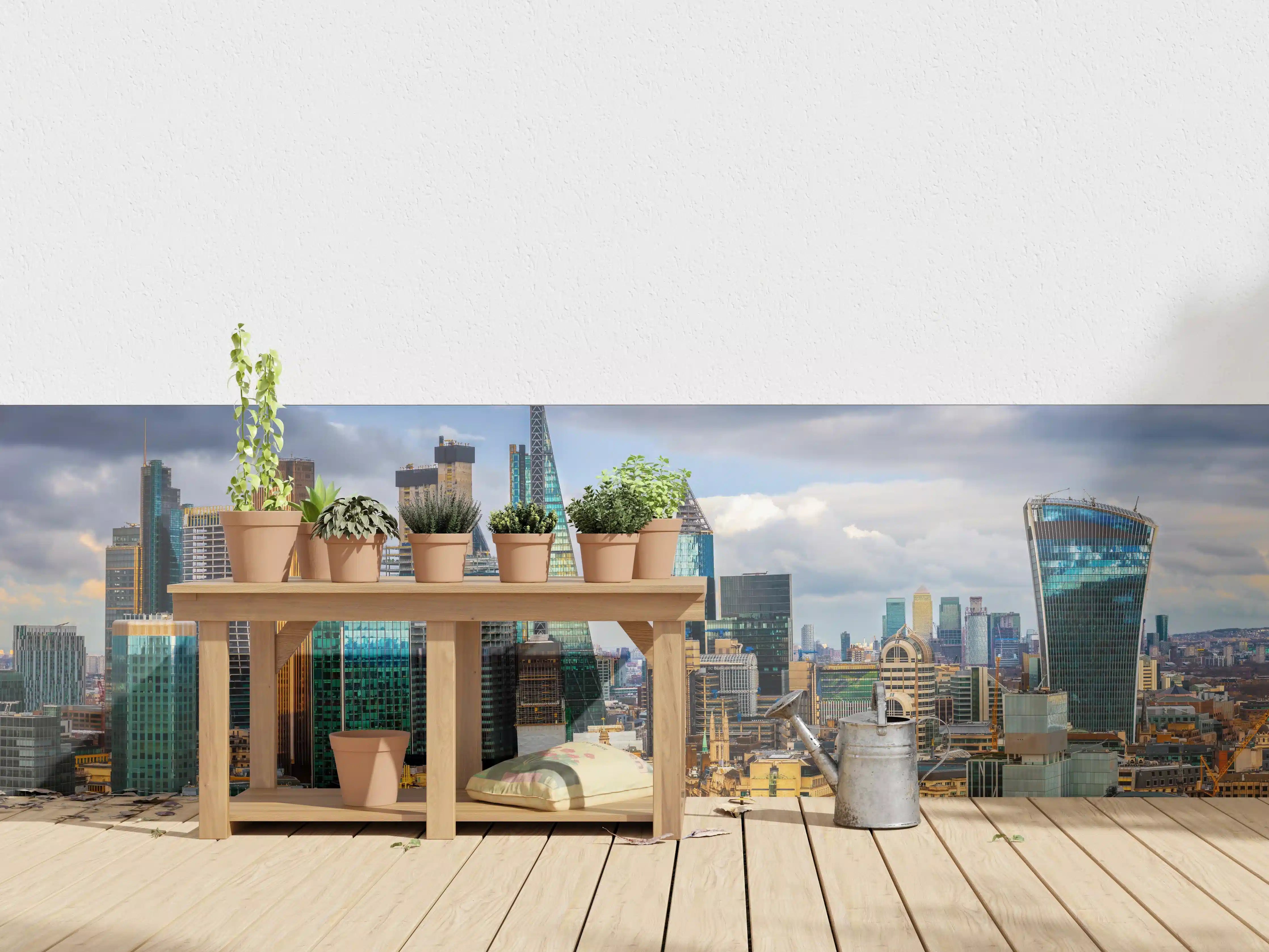 Wandverkleidung außen - Panorama von London
