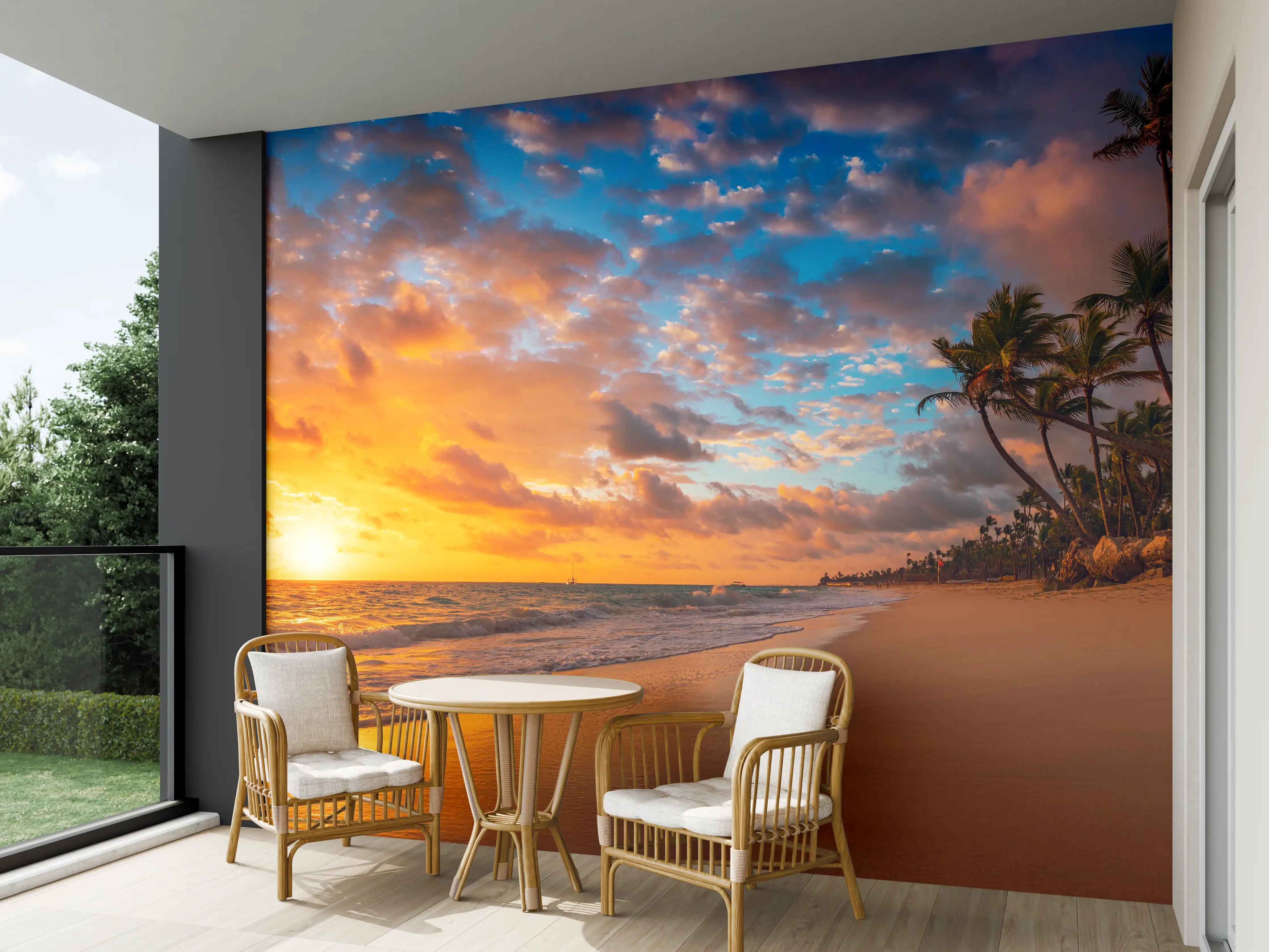 Wandverkleidung außen - Paradiesischer Strand Coson