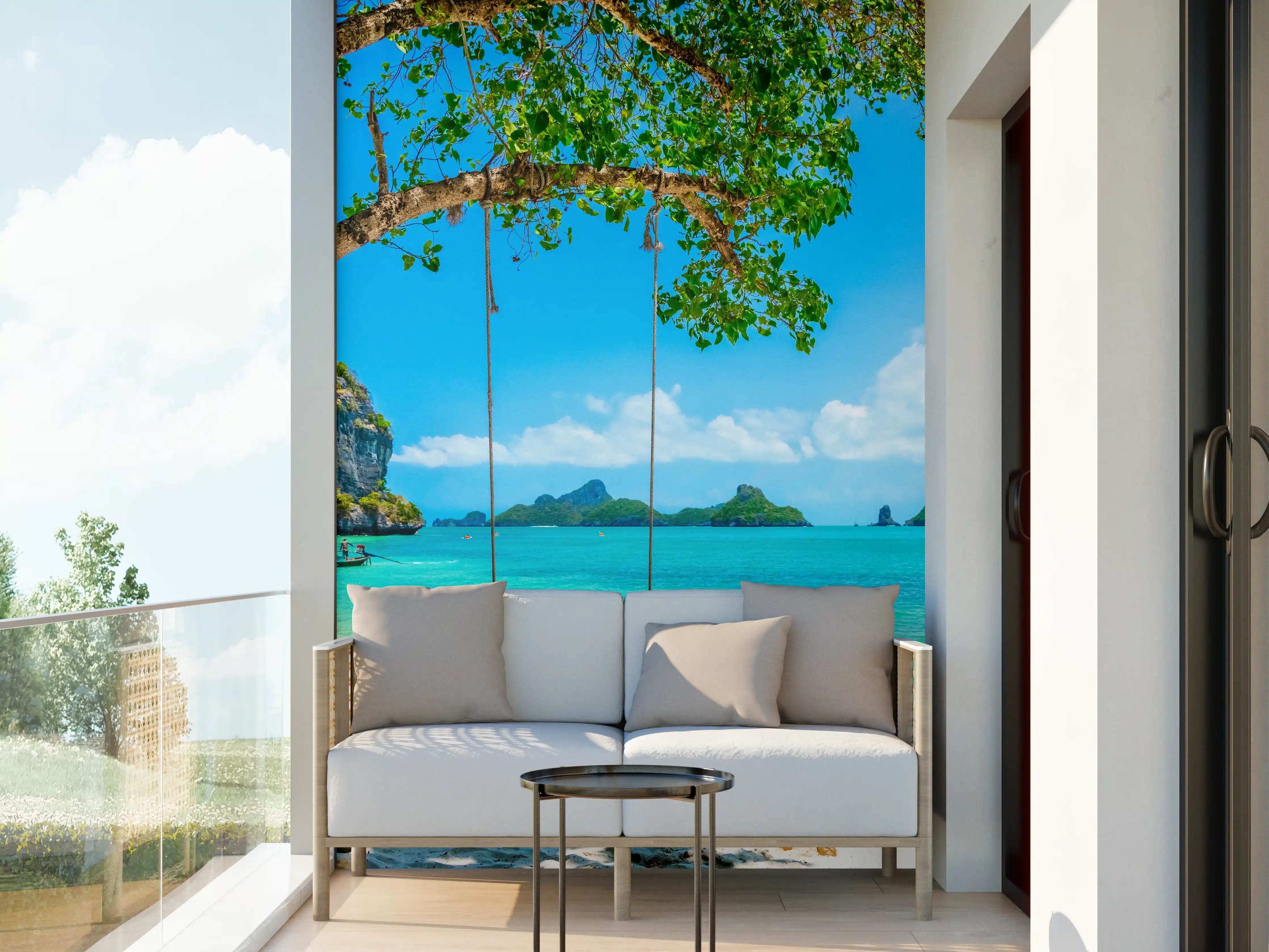 Wandverkleidung außen - Paradiesischer Strand in Thailand