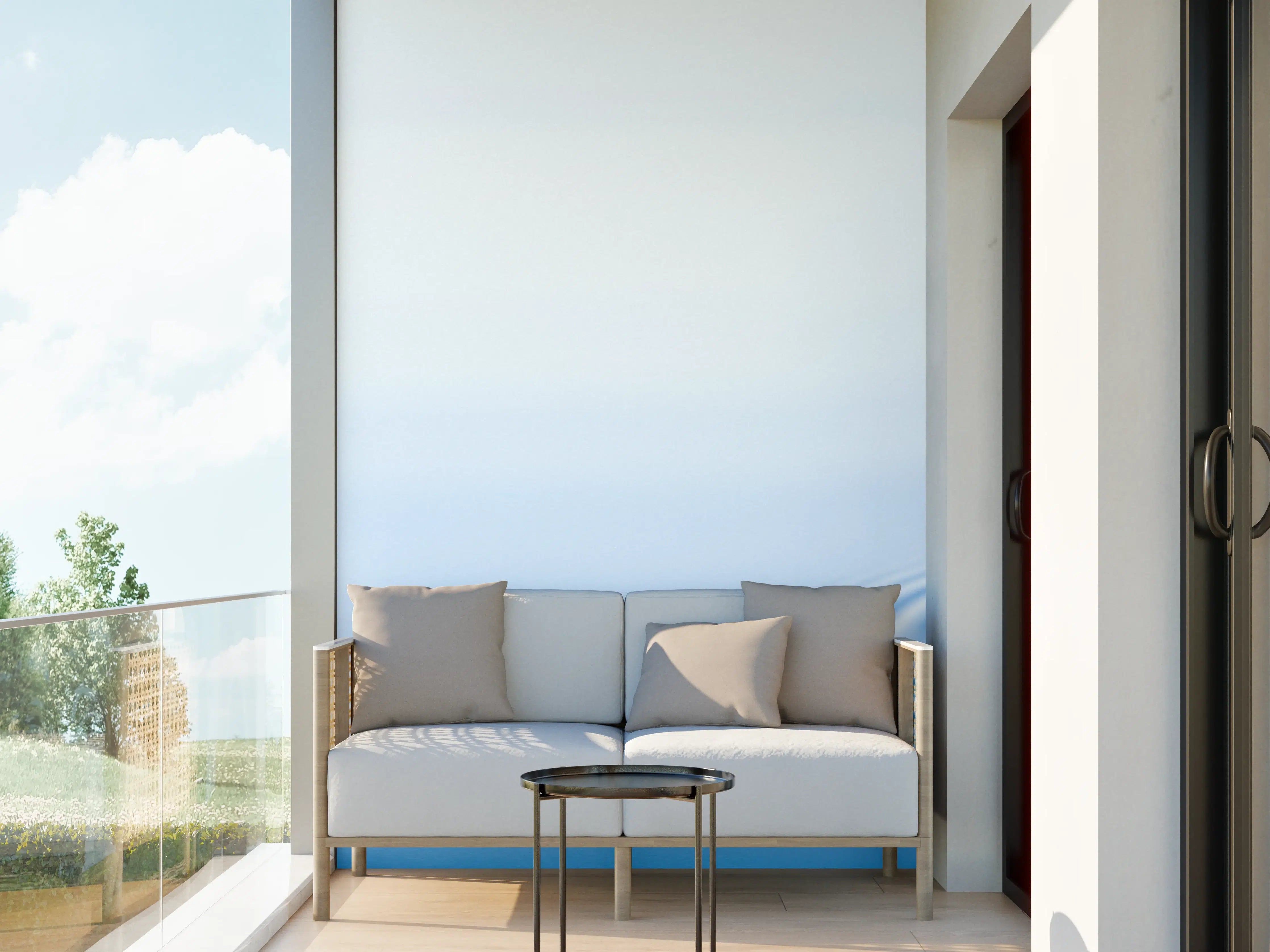 Wandverkleidung außen - Plätschern der fallenden Wassertropfen