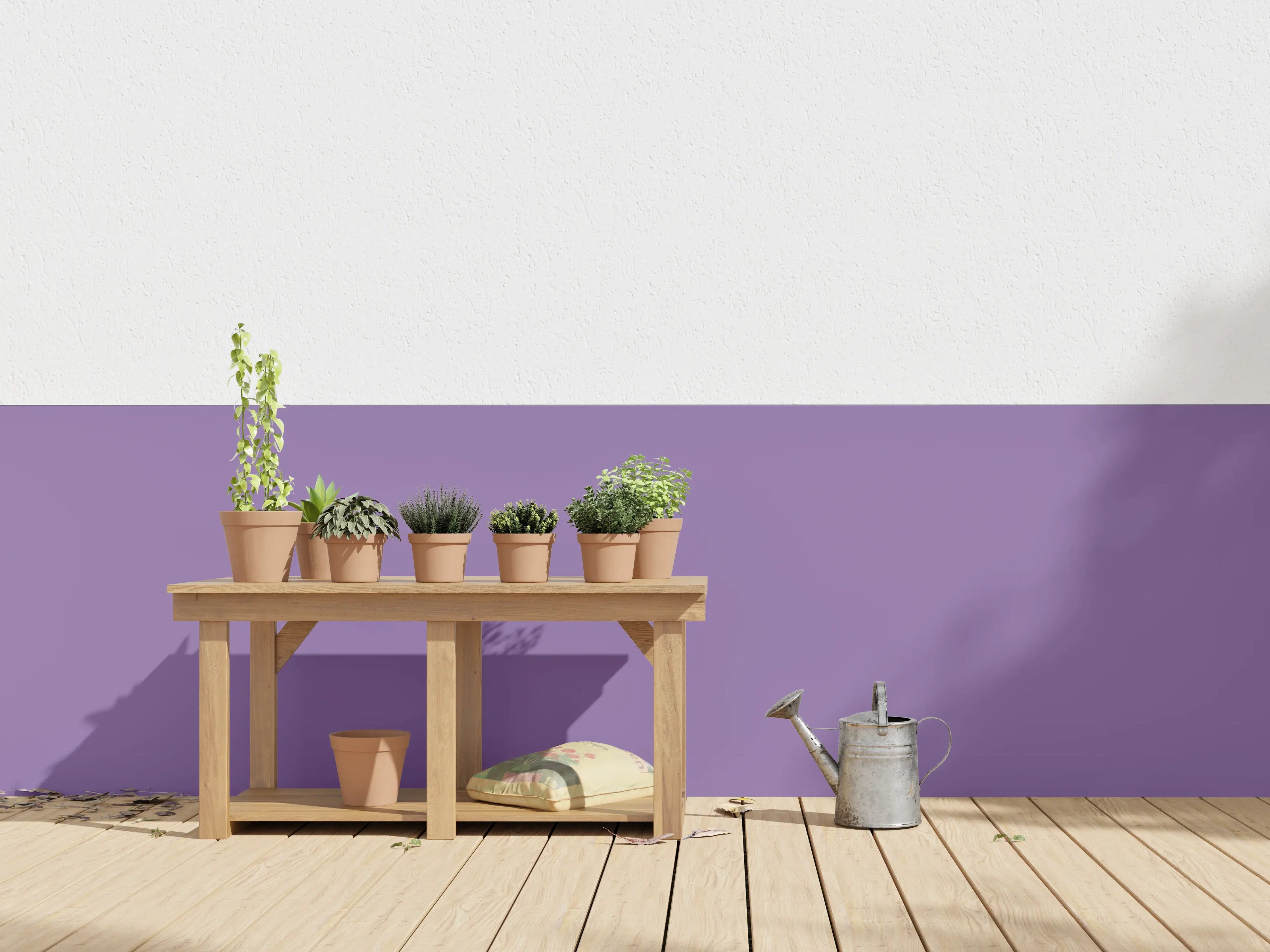 Wandverkleidung außen - RAL 4005 Blauviolett