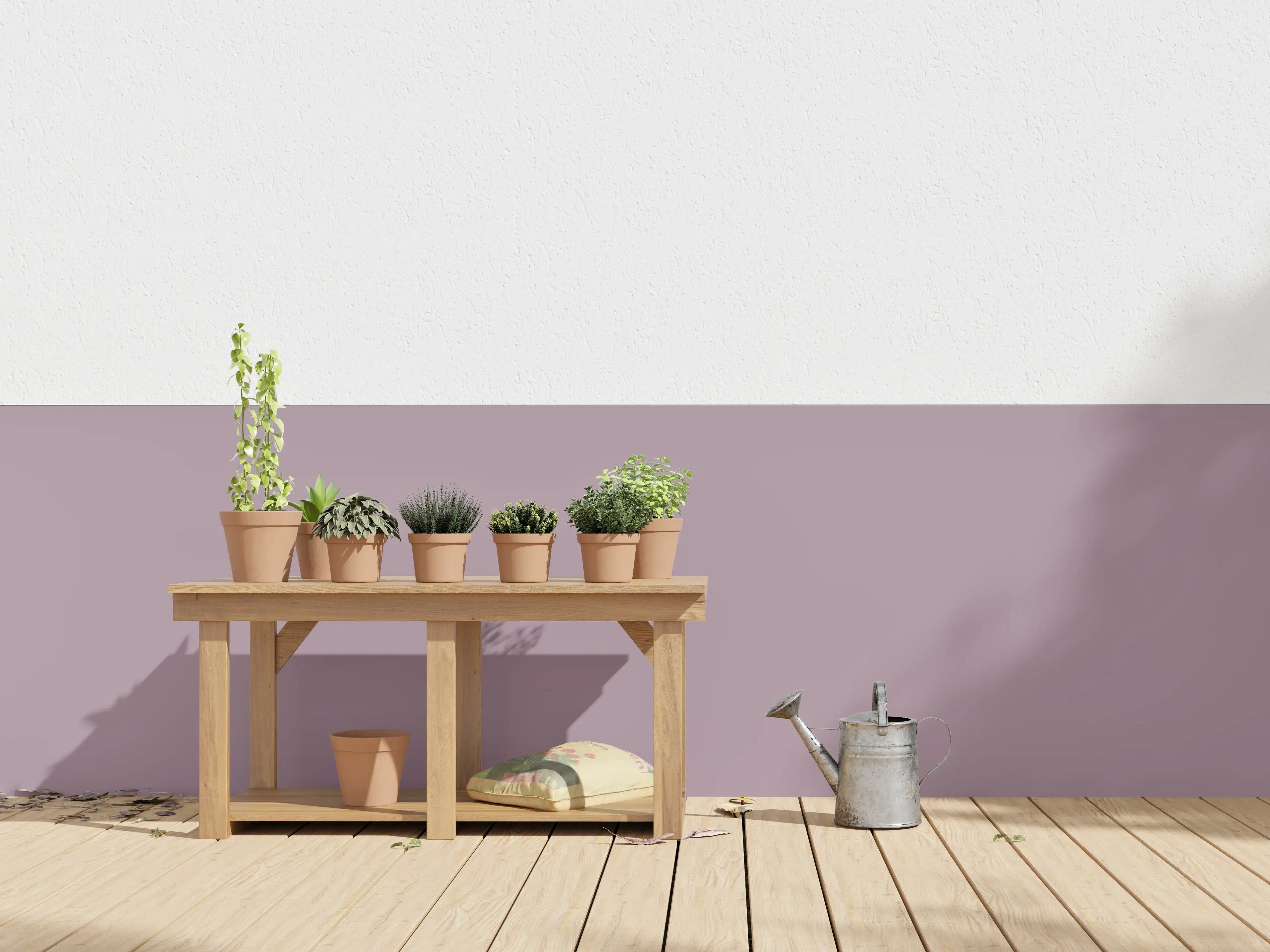 Wandverkleidung außen - RAL 4009 (Pastellviolett)