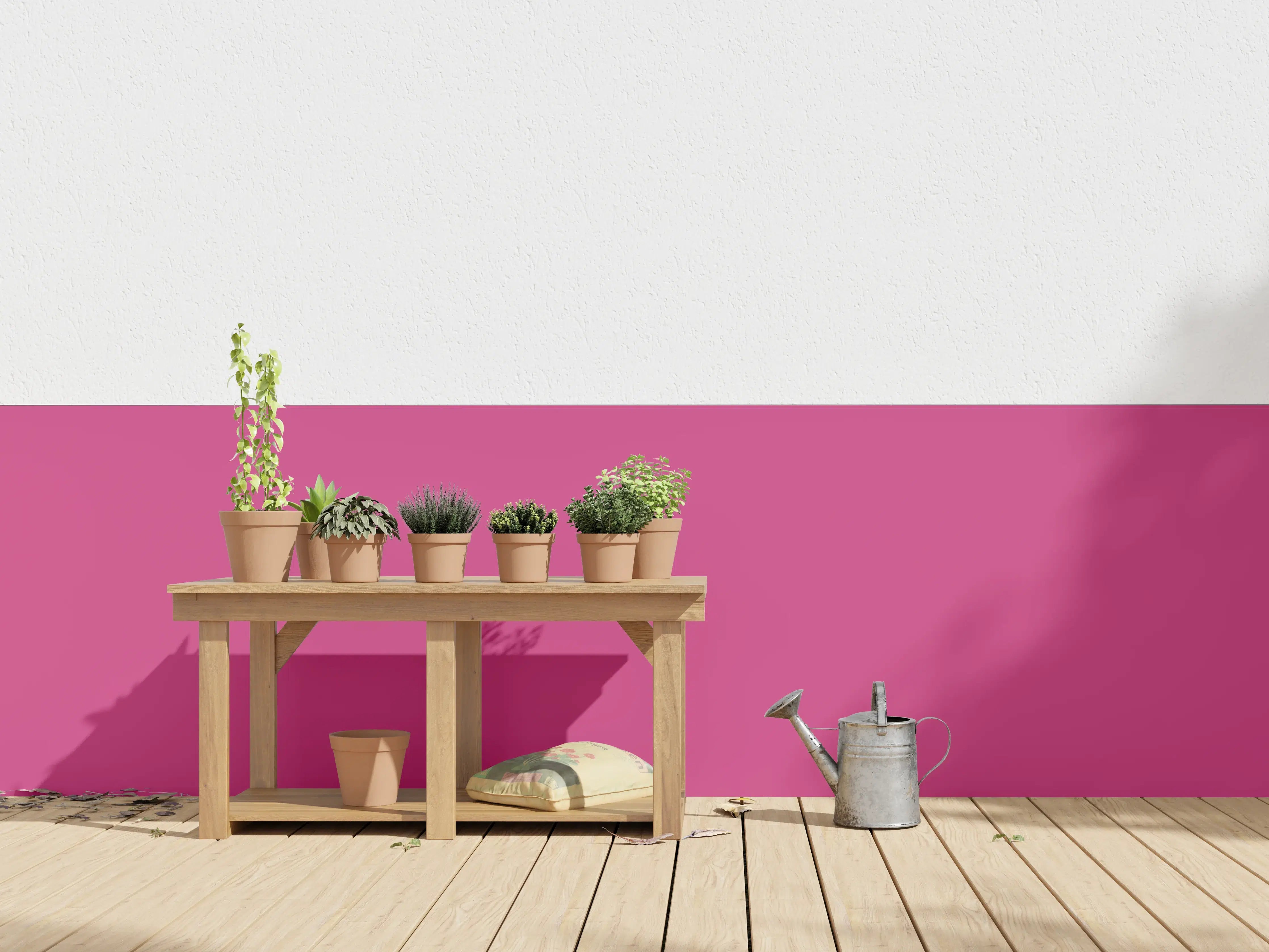 Wandverkleidung außen - RAL 4010 (Telemagenta)