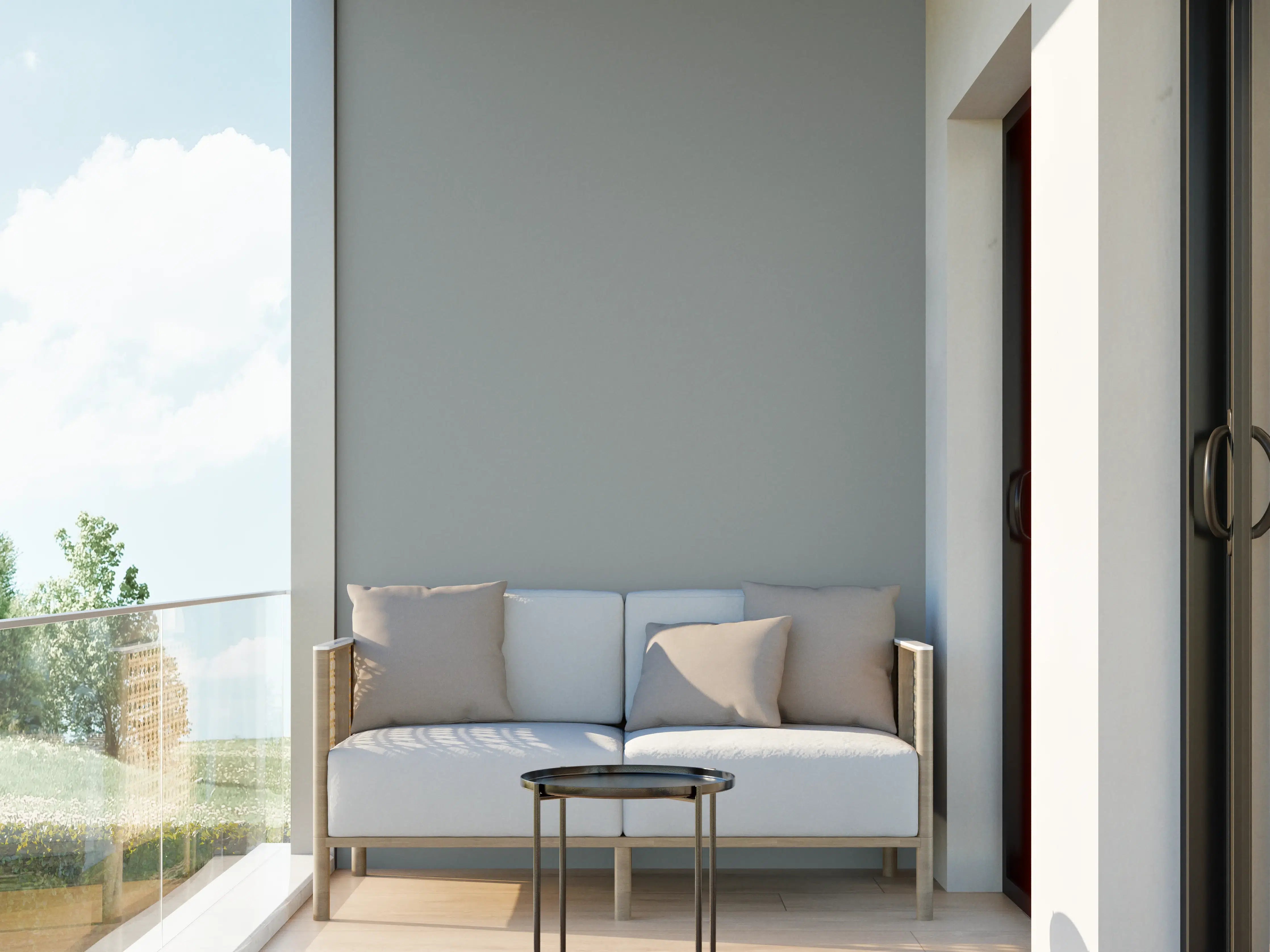 Wandverkleidung außen - RAL 7042 (Verkehrsgrau A)