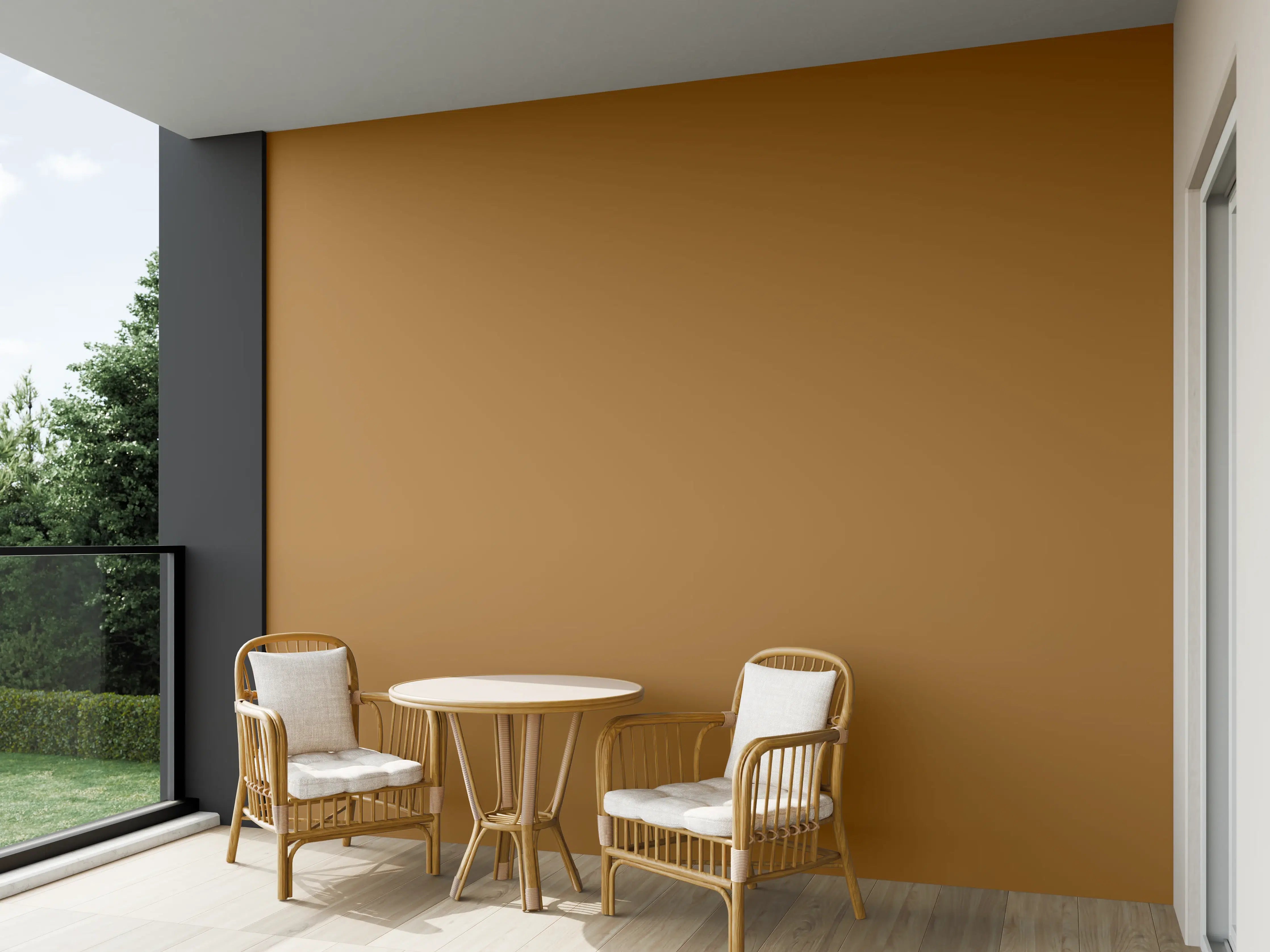 Wandverkleidung außen - RAL 8001 (Ockerbraun)