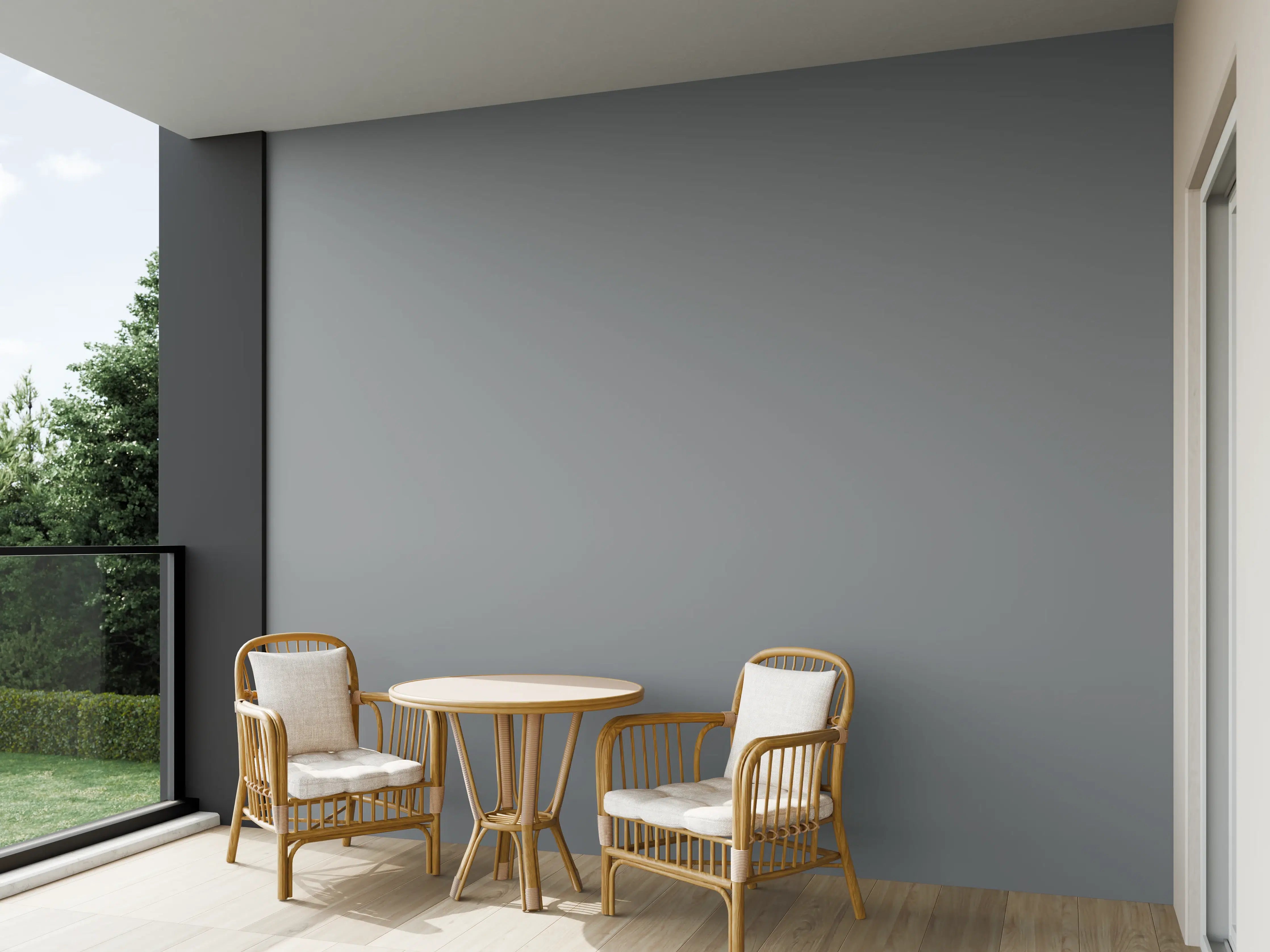 Wandverkleidung außen - RAL 9023 (Perlgrau dunkelgrau)