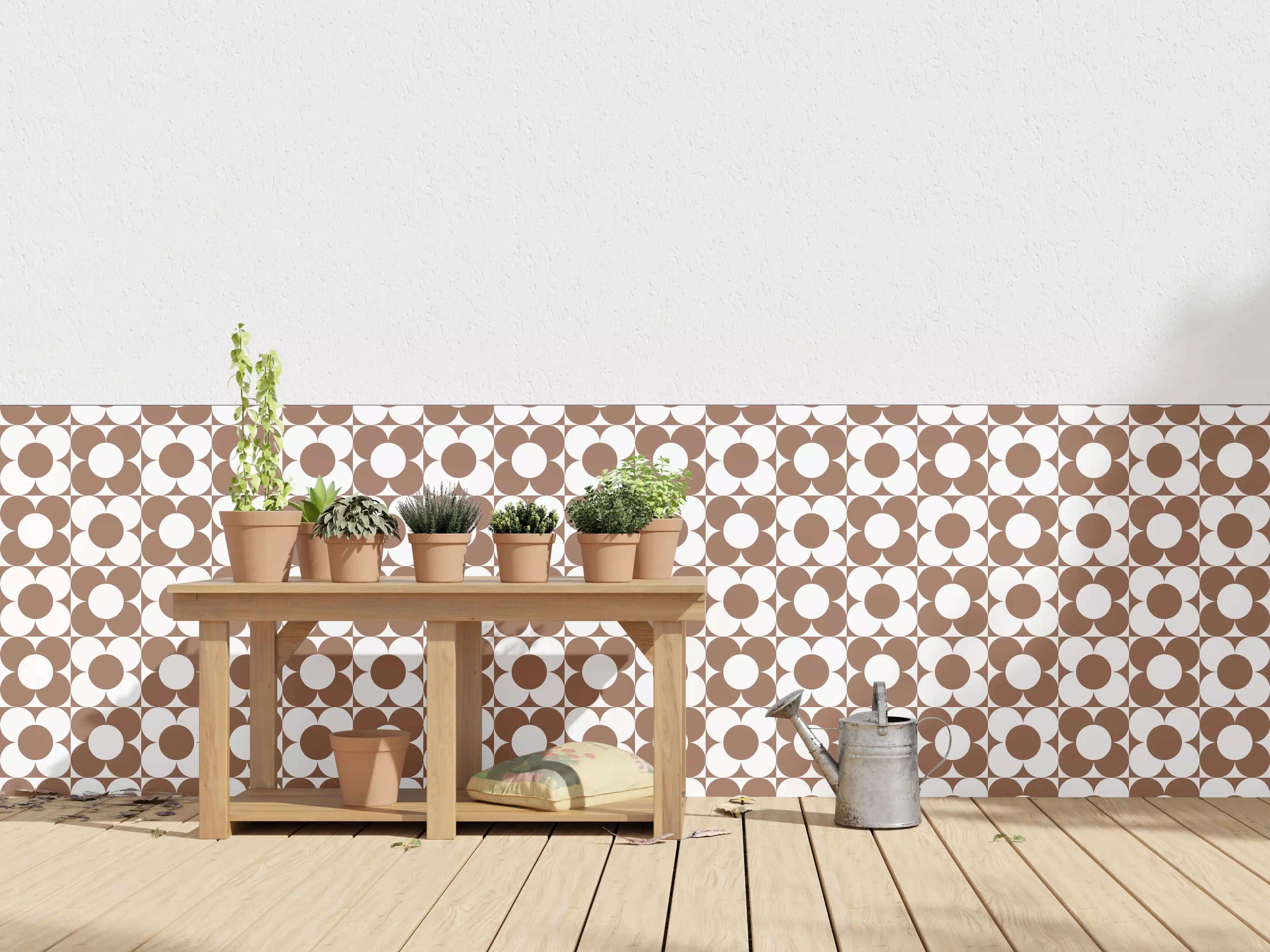 Wandverkleidung außen - Retro-Primavera-Cannella-Muster