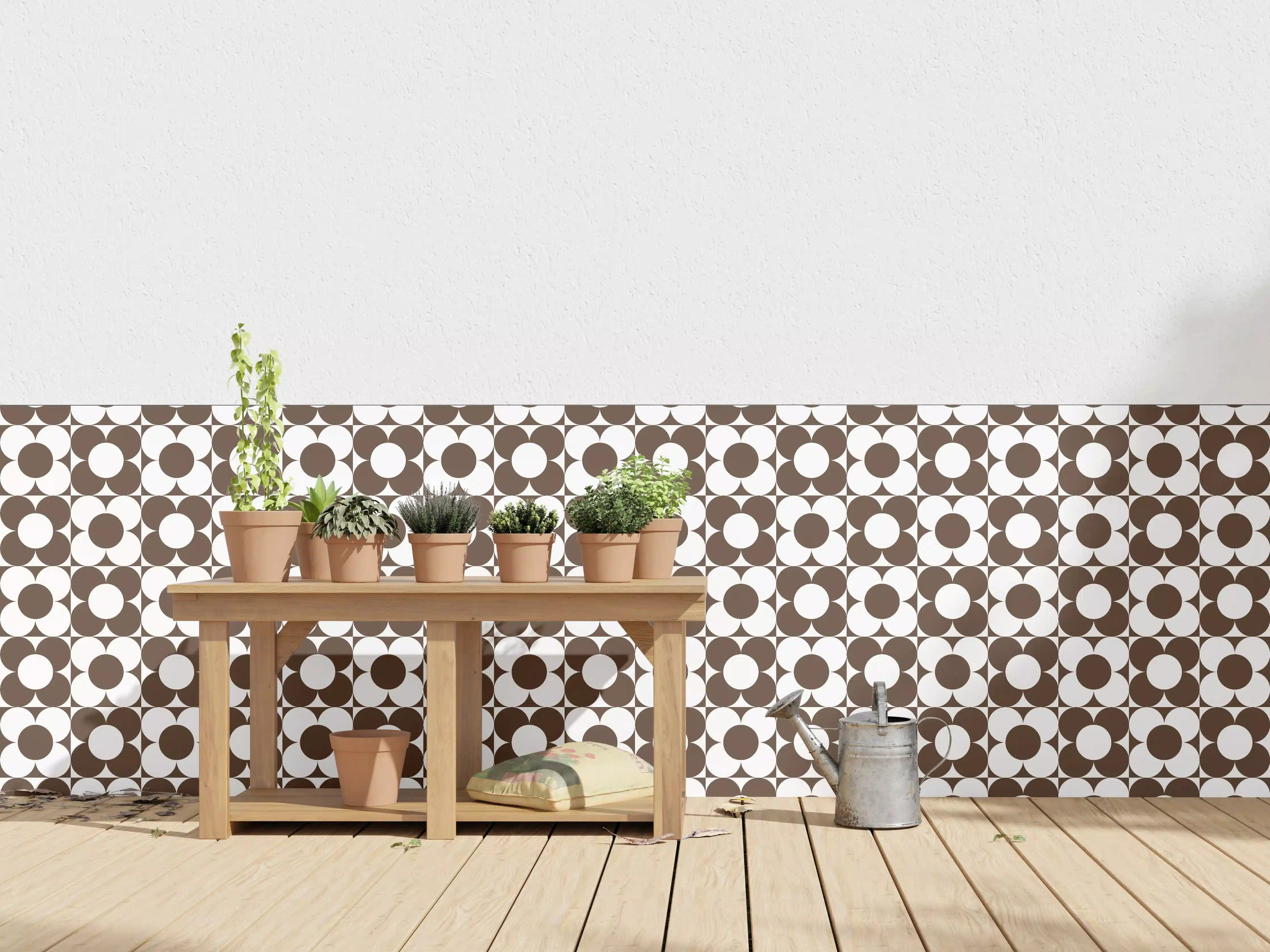 Wandverkleidung außen - Retro Primavera Kaffee – Stilvolle Wandgestaltung