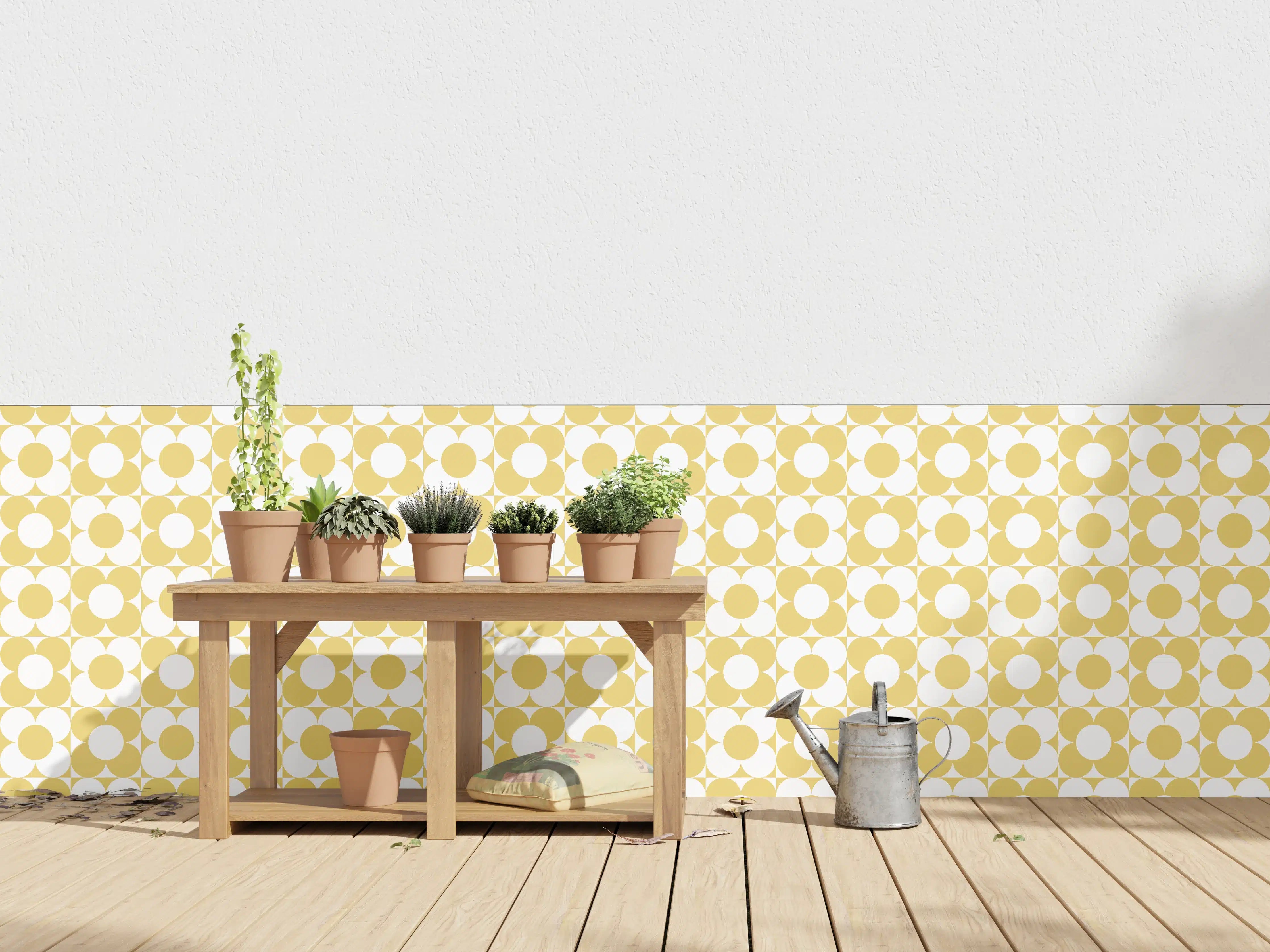 Wandverkleidung außen - Retro Primavera Oro mit zarten Grautönen