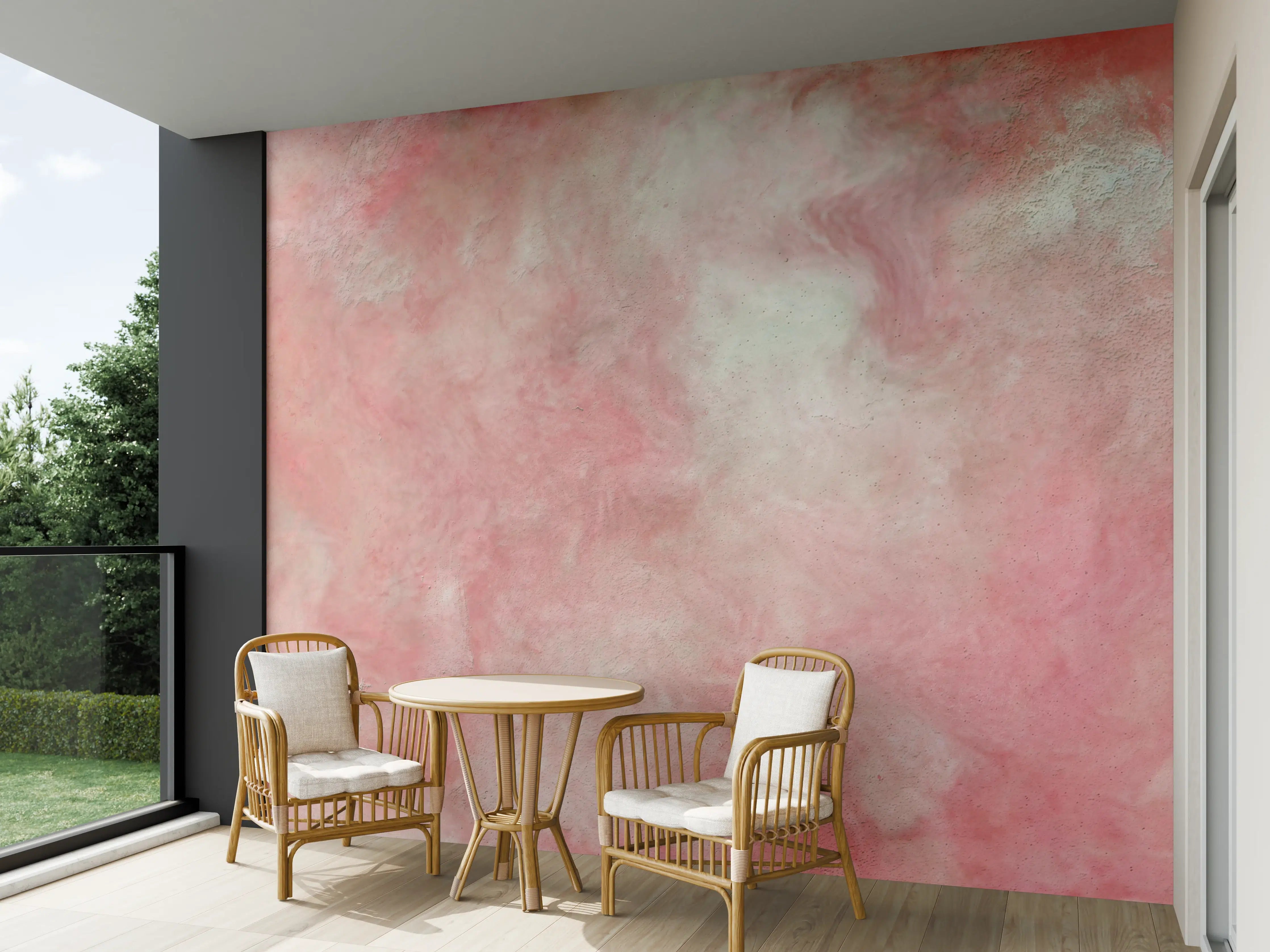 Wandverkleidung außen - Rosa Marble Textur 