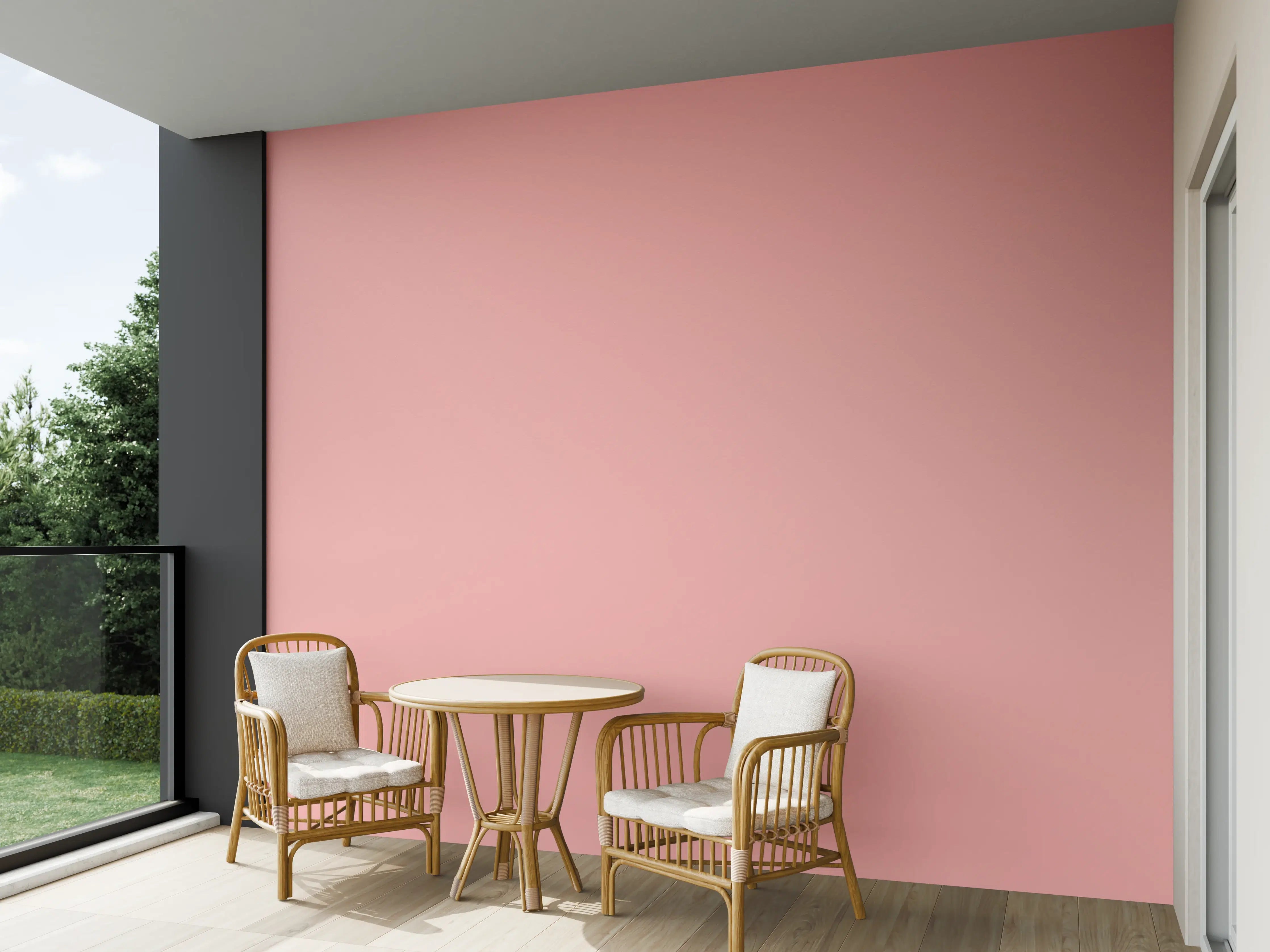 Wandverkleidung außen - Rosa Oberfläche - Papiertextur