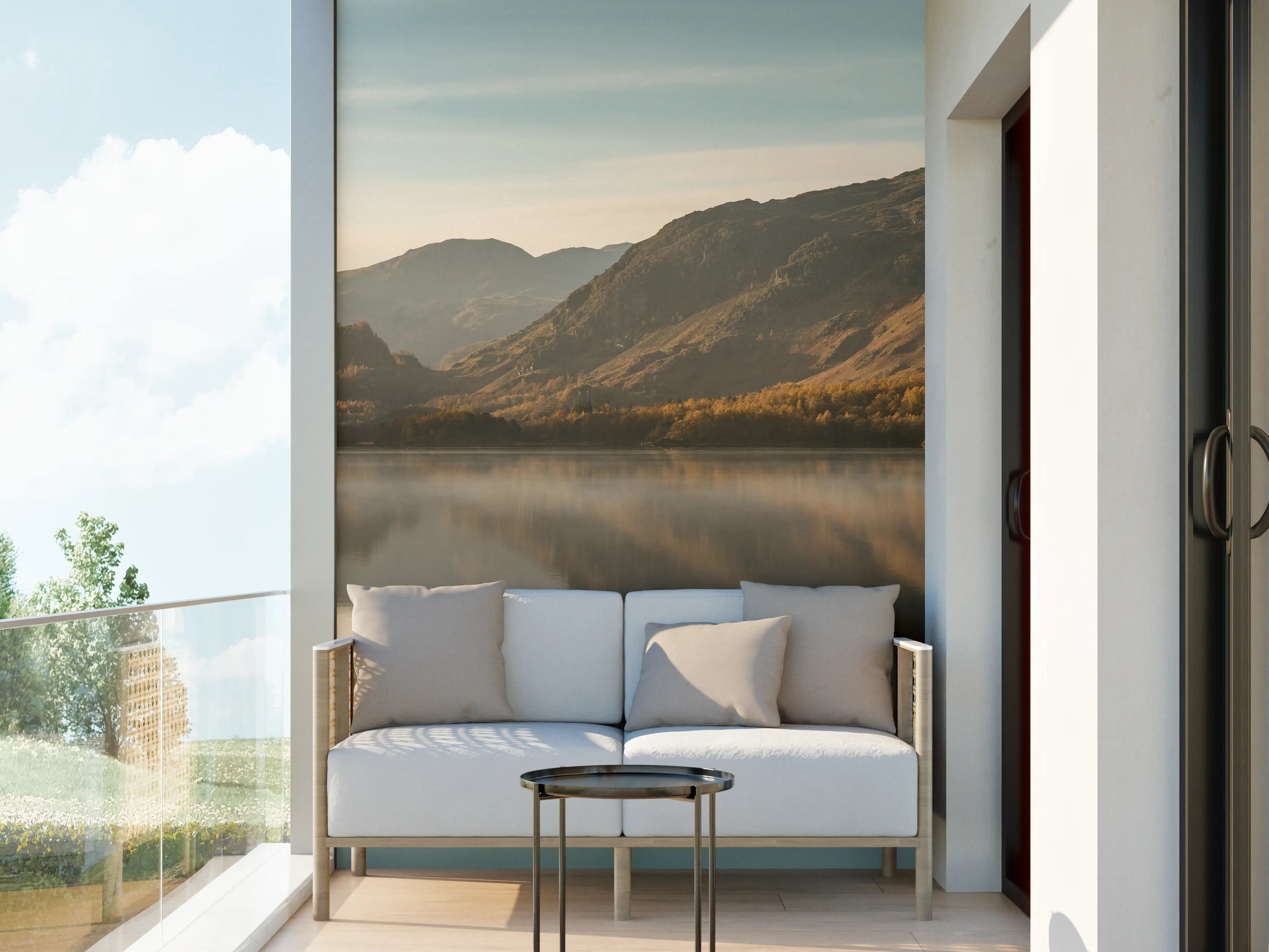 Wandverkleidung außen - Ruhige Reflexionen im stillen Derwentwater