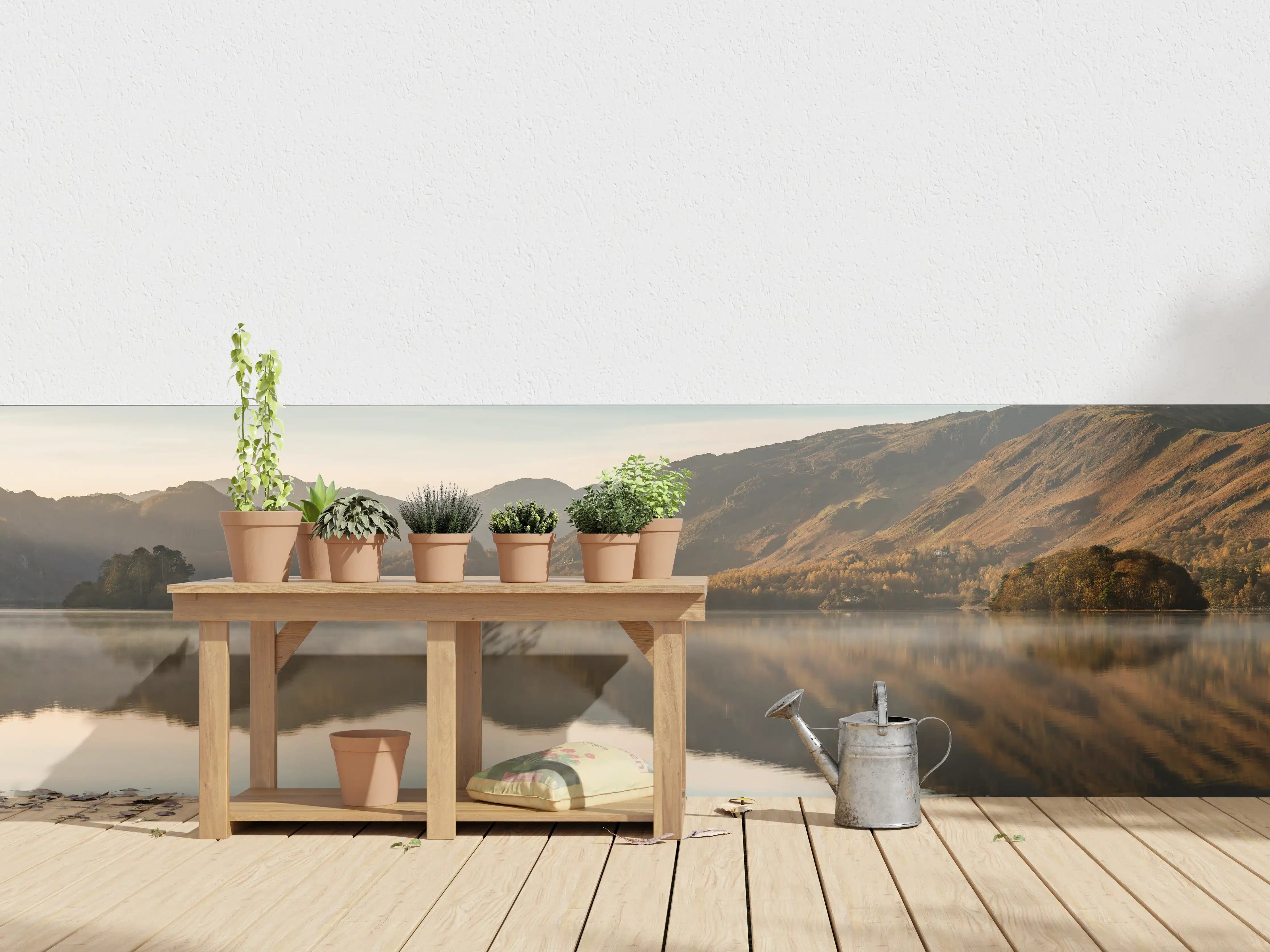 Wandverkleidung außen - Ruhige Reflexionen im stillen Derwentwater