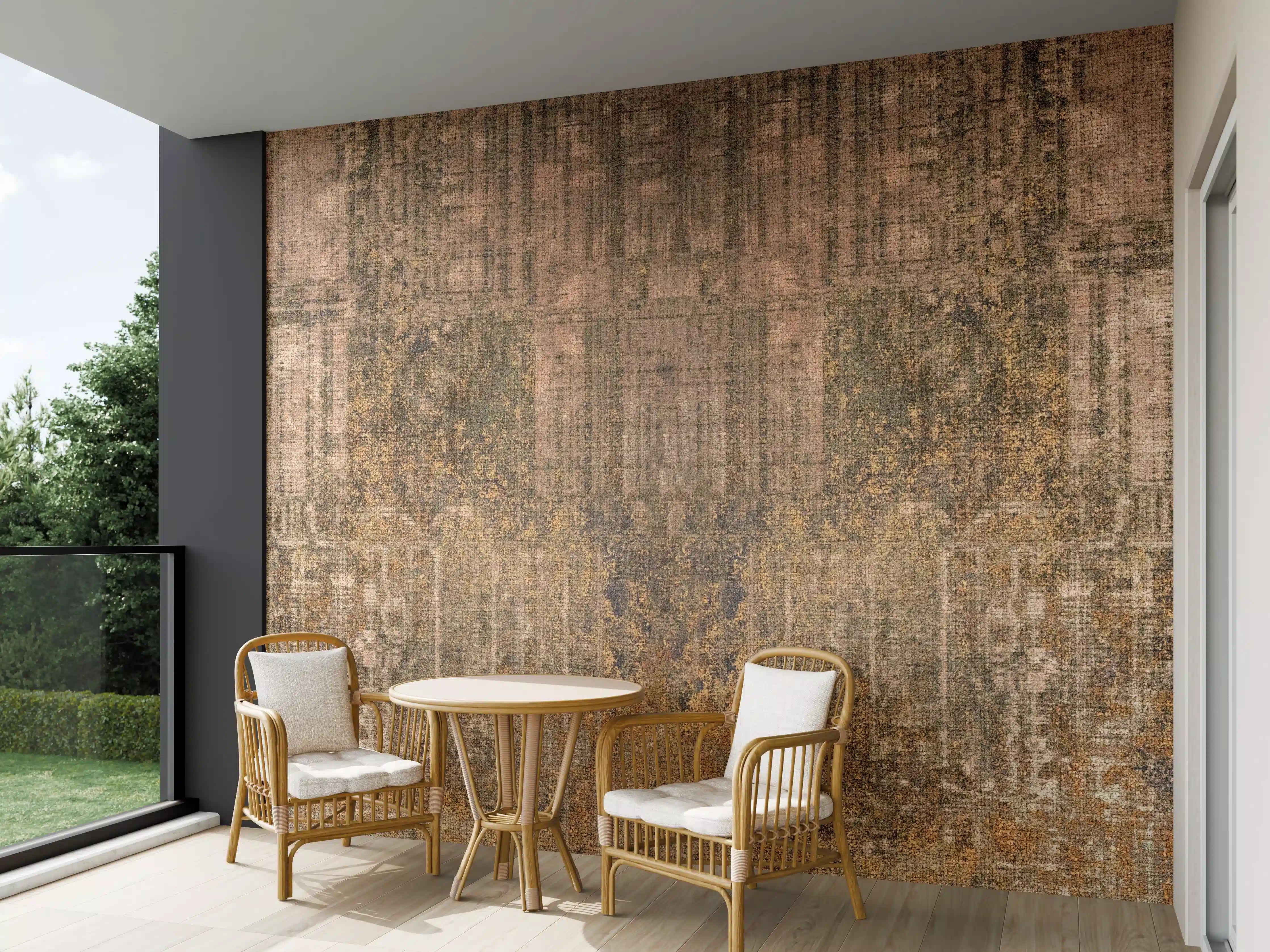 Wandverkleidung außen - Rustikale Braun-Grau Wandtextur