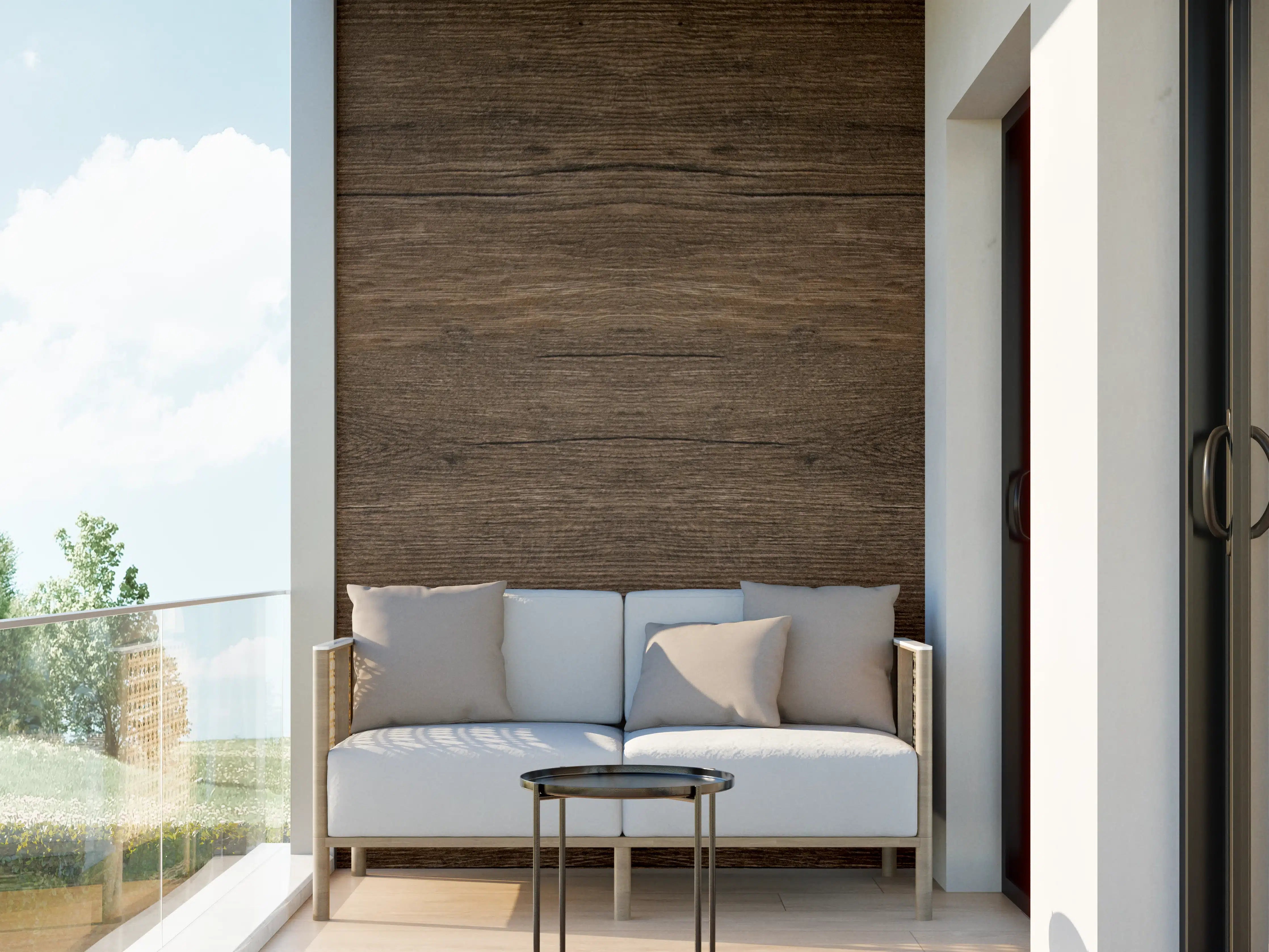 Wandverkleidung außen - Sanfte Grautöne im Holzdesign