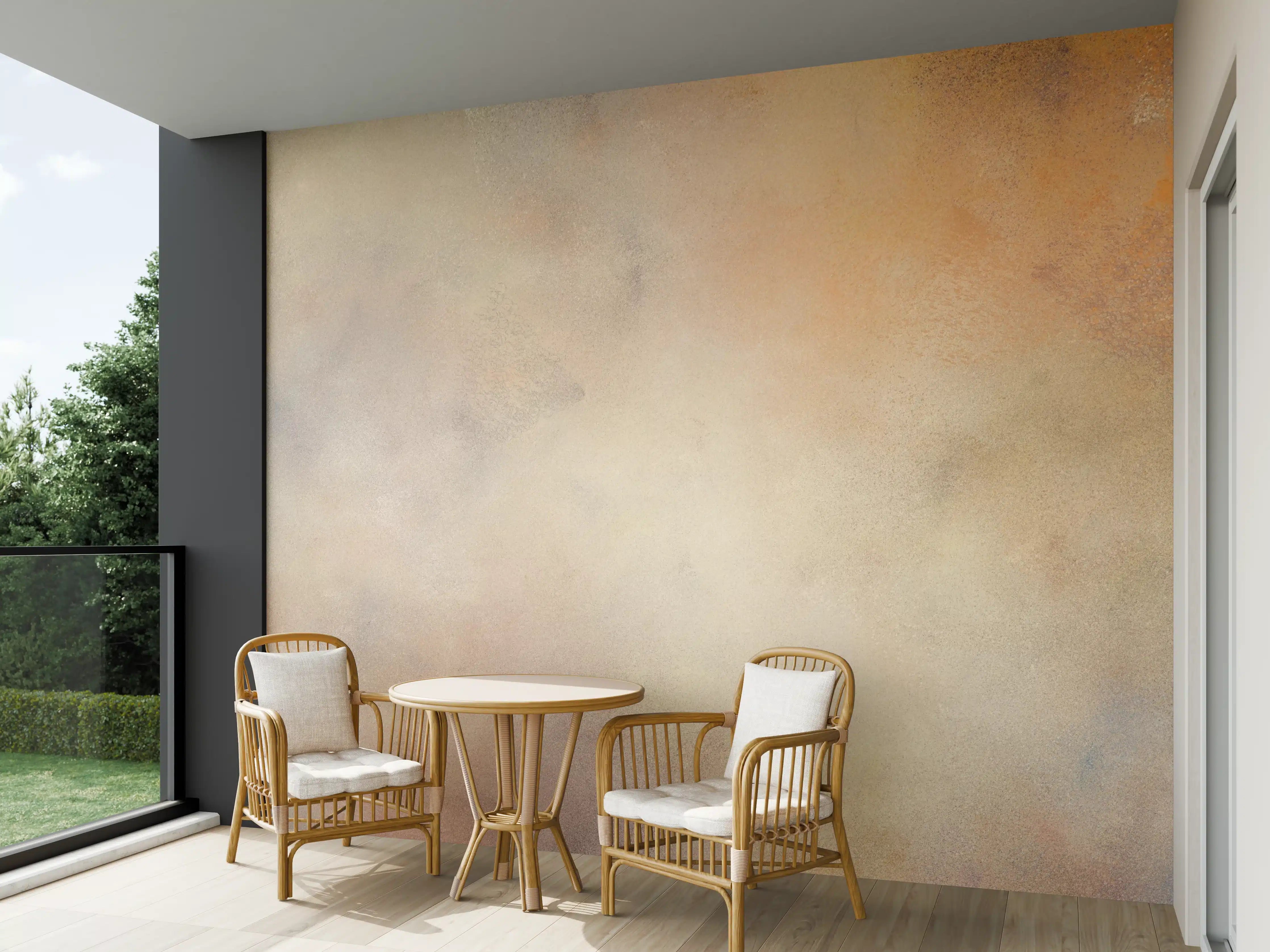 Wandverkleidung außen - Sanfte Pastellfarben im eleganten Aquarell