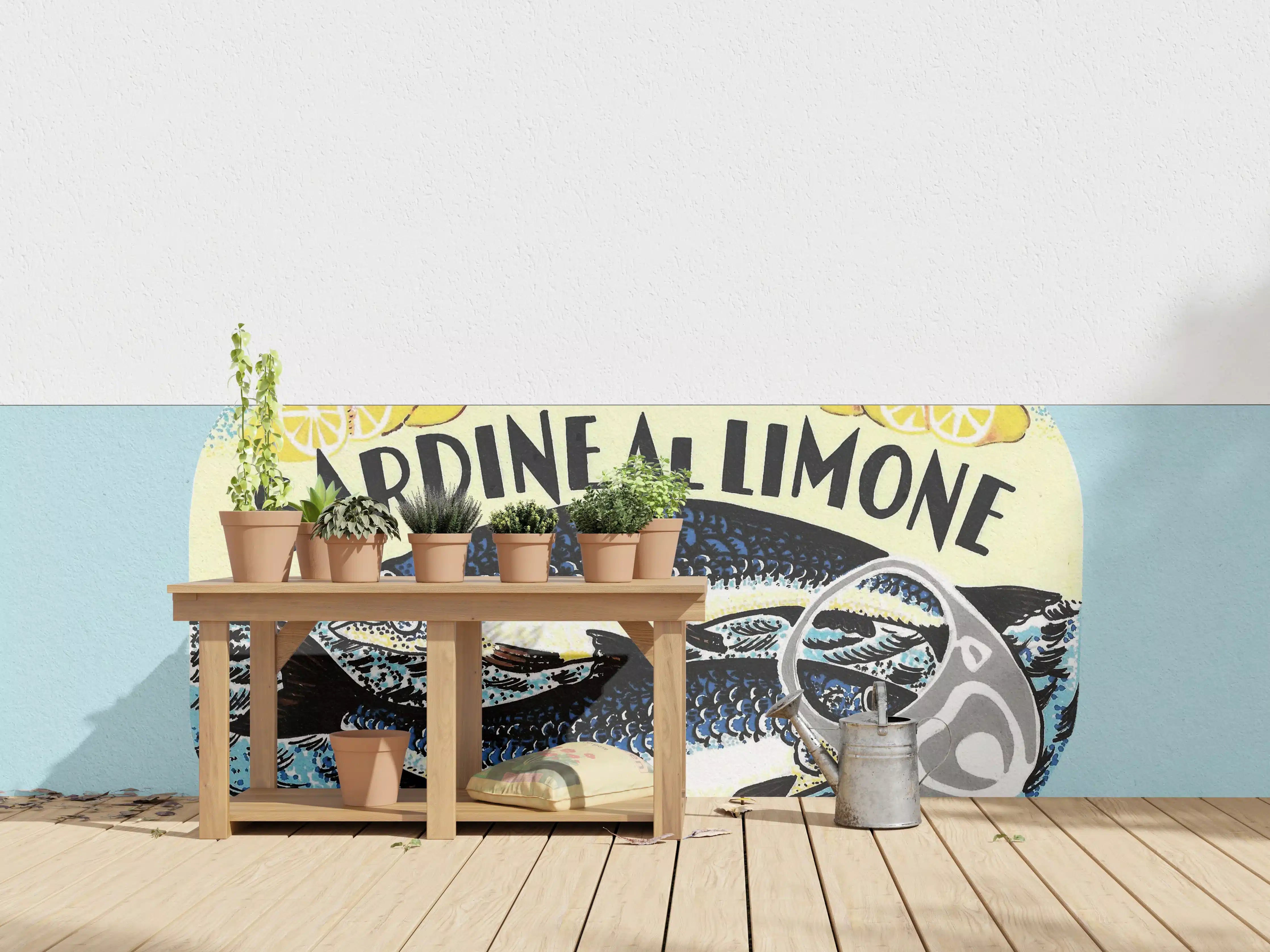 Wandverkleidung außen - Sardine Al Limone