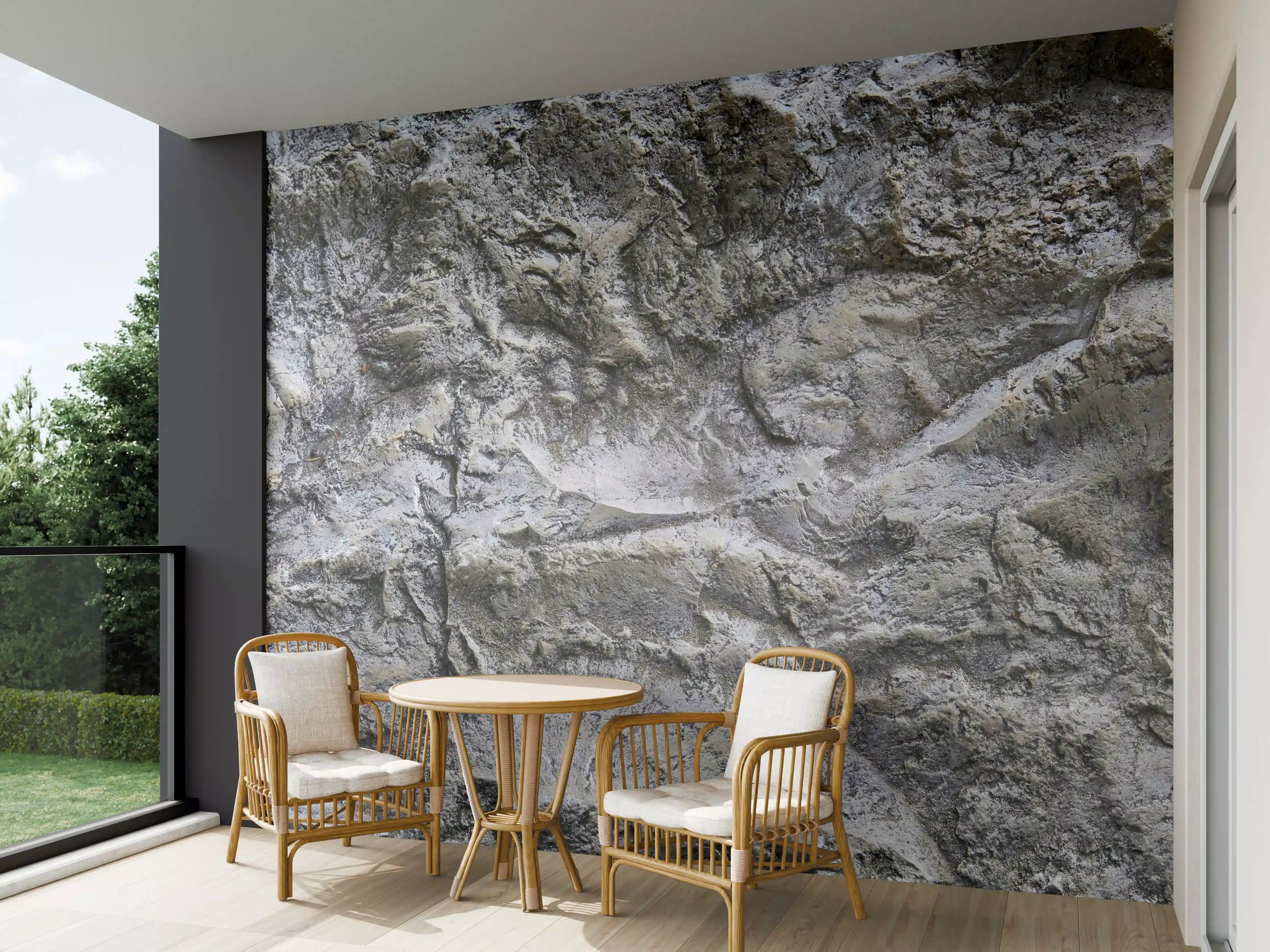 Wandverkleidung außen - Schöne Felsstruktur - Granit