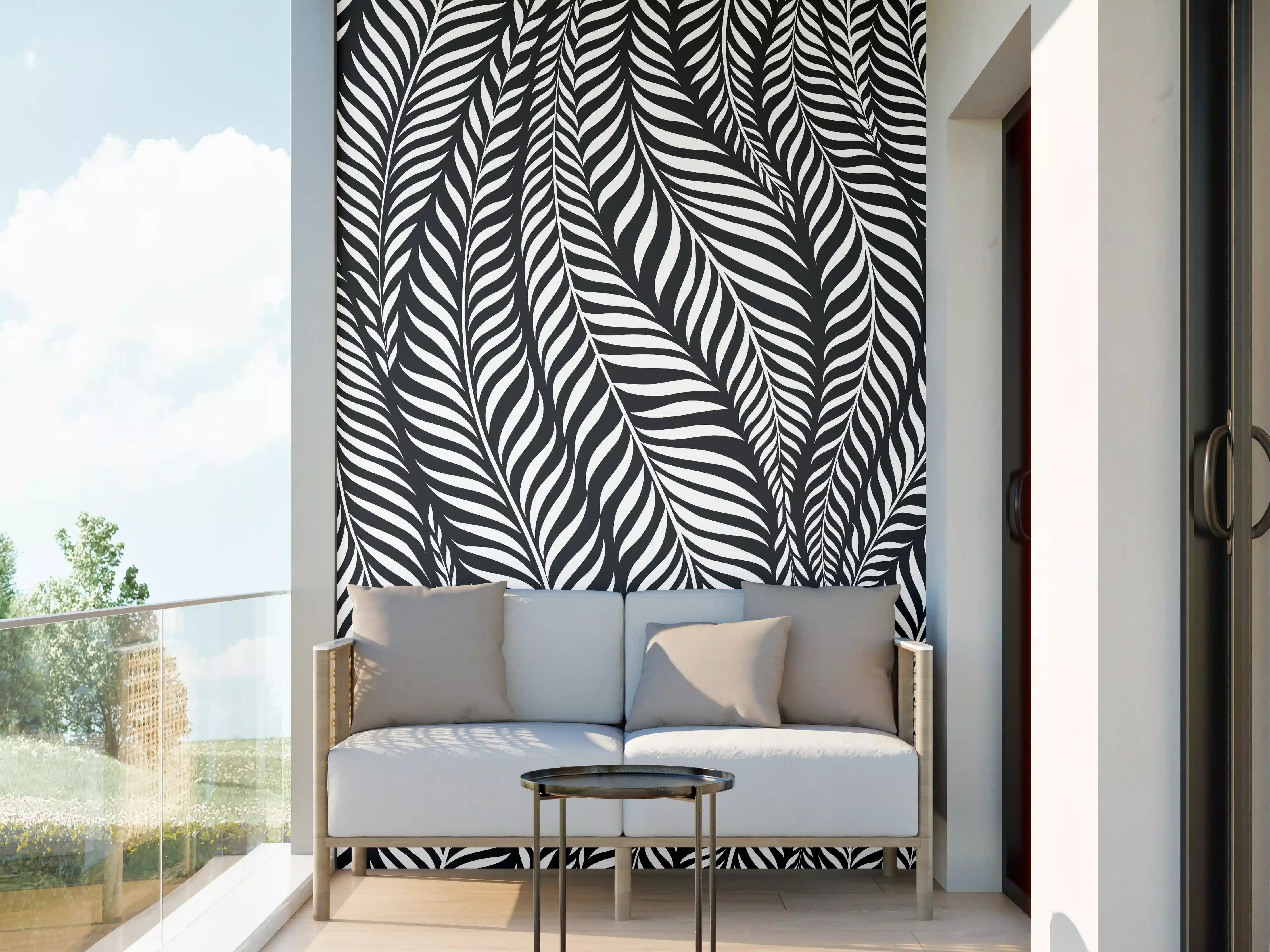Wandverkleidung außen - Schwarz-Weiß-Optik für eleganten Stil