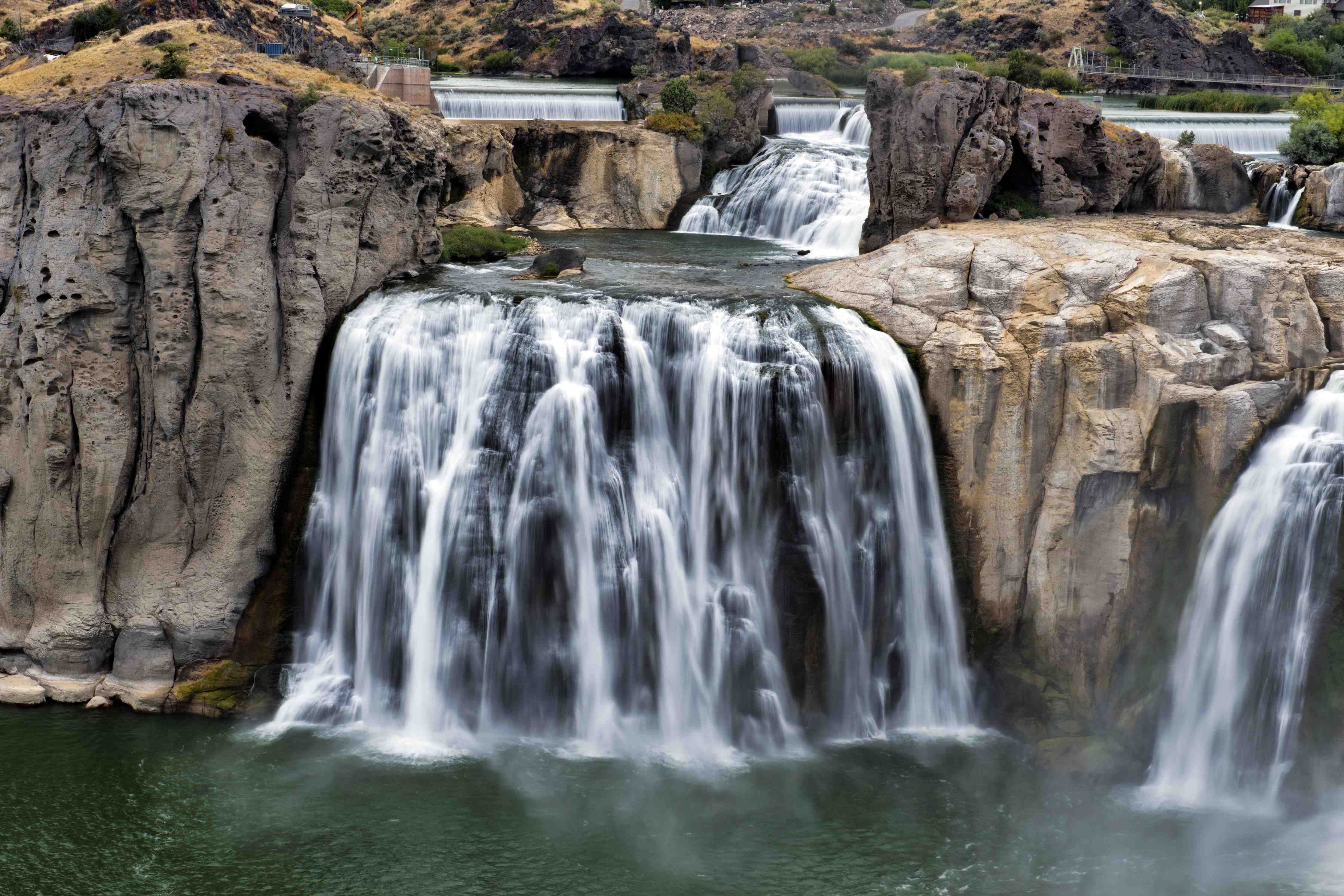 Wandverkleidung außen-Shoshone Wasserfall