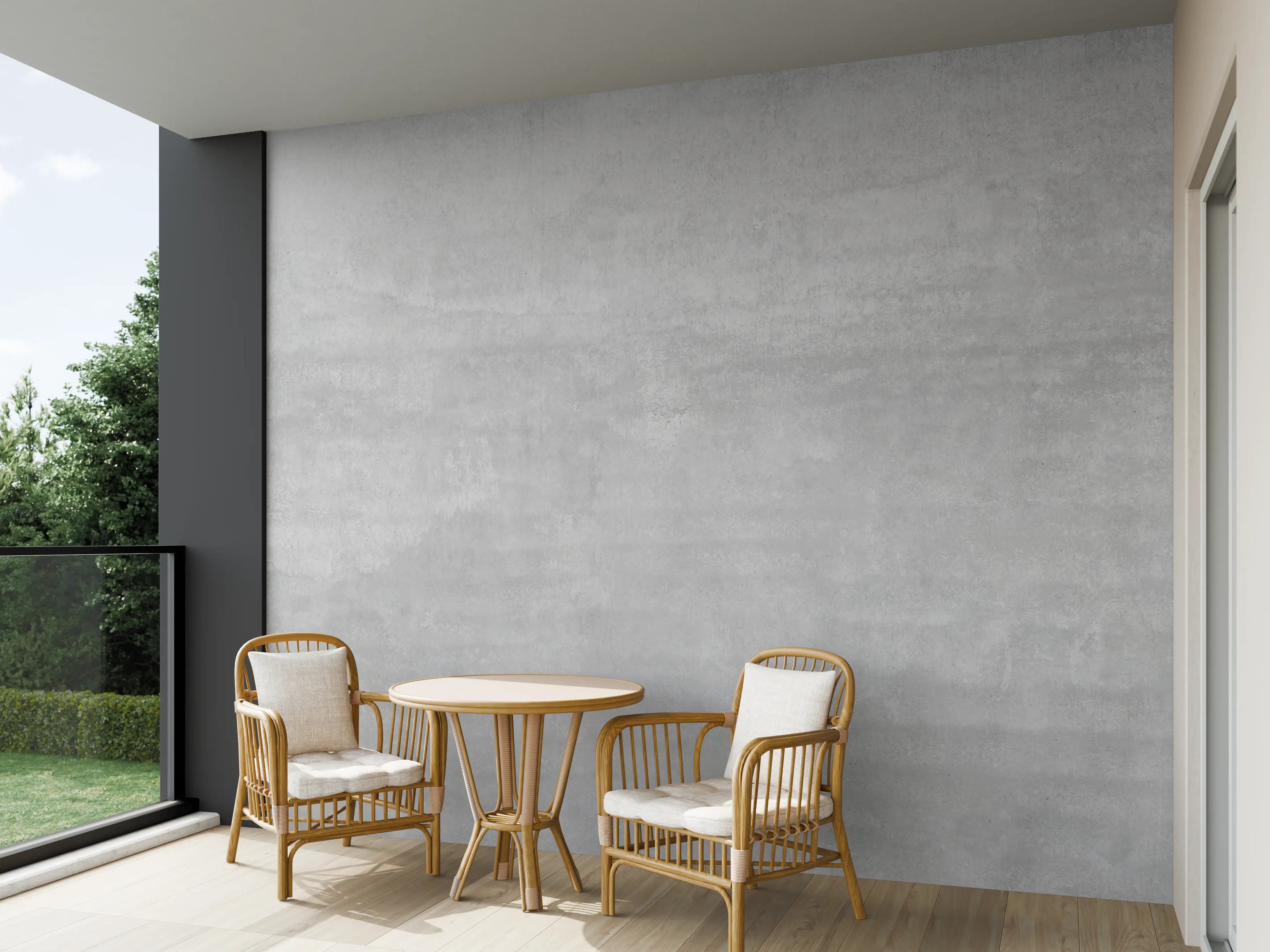 Wandverkleidung außen - Sicht-Beton Textur