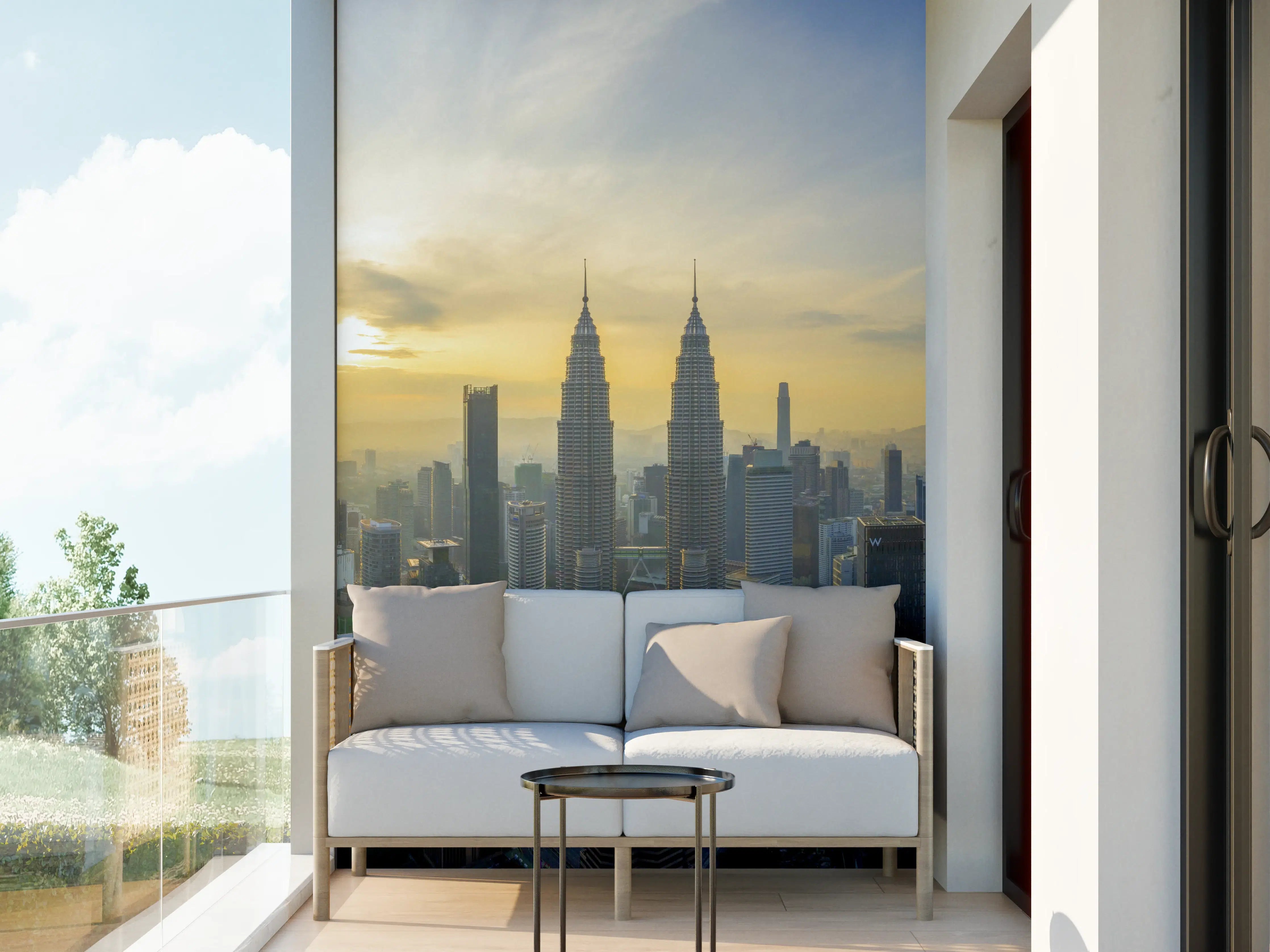 Wandverkleidung außen - Skyline Kuala Lumpur City
