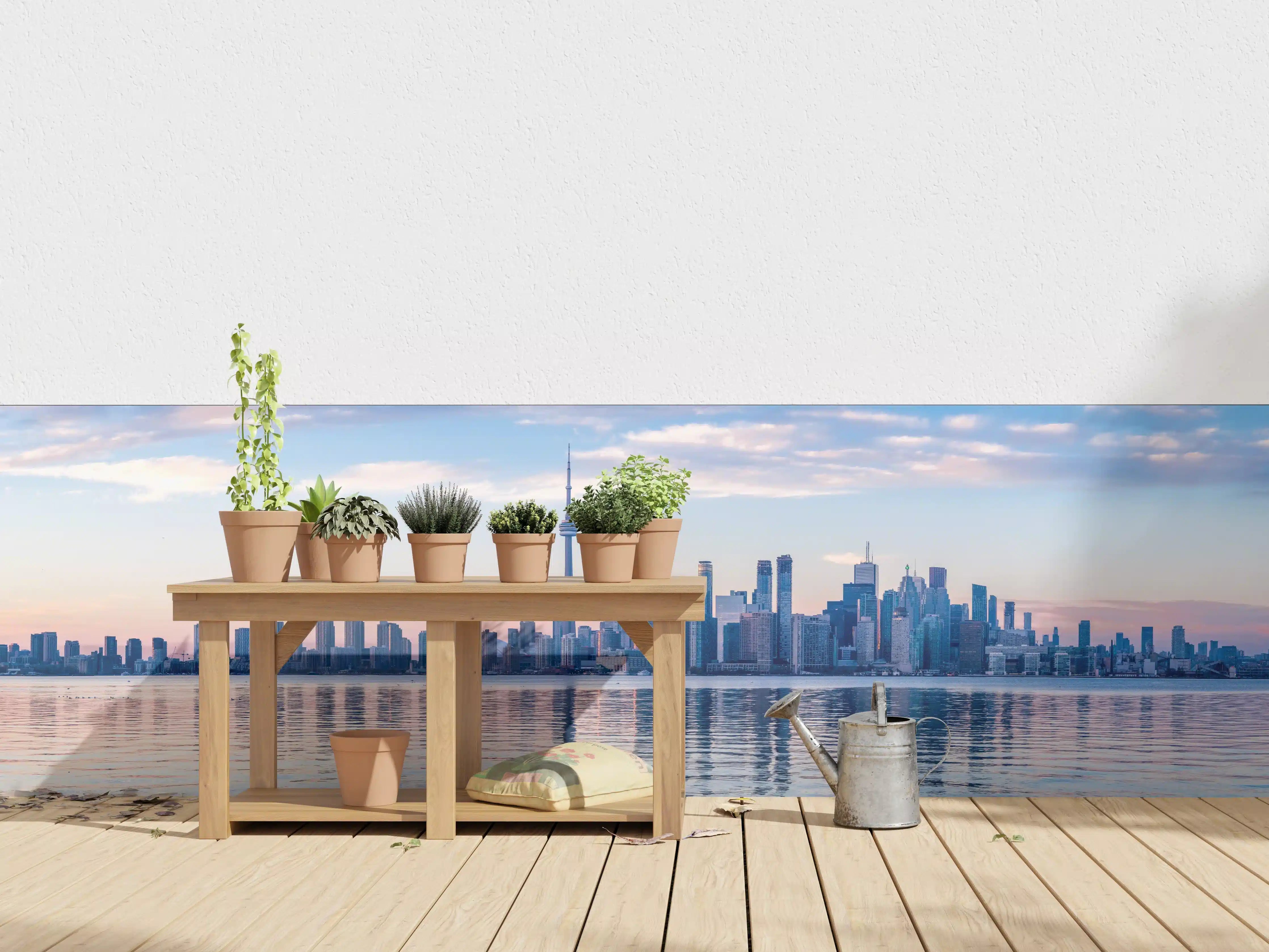 Wandverkleidung außen - Skyline von Toronto