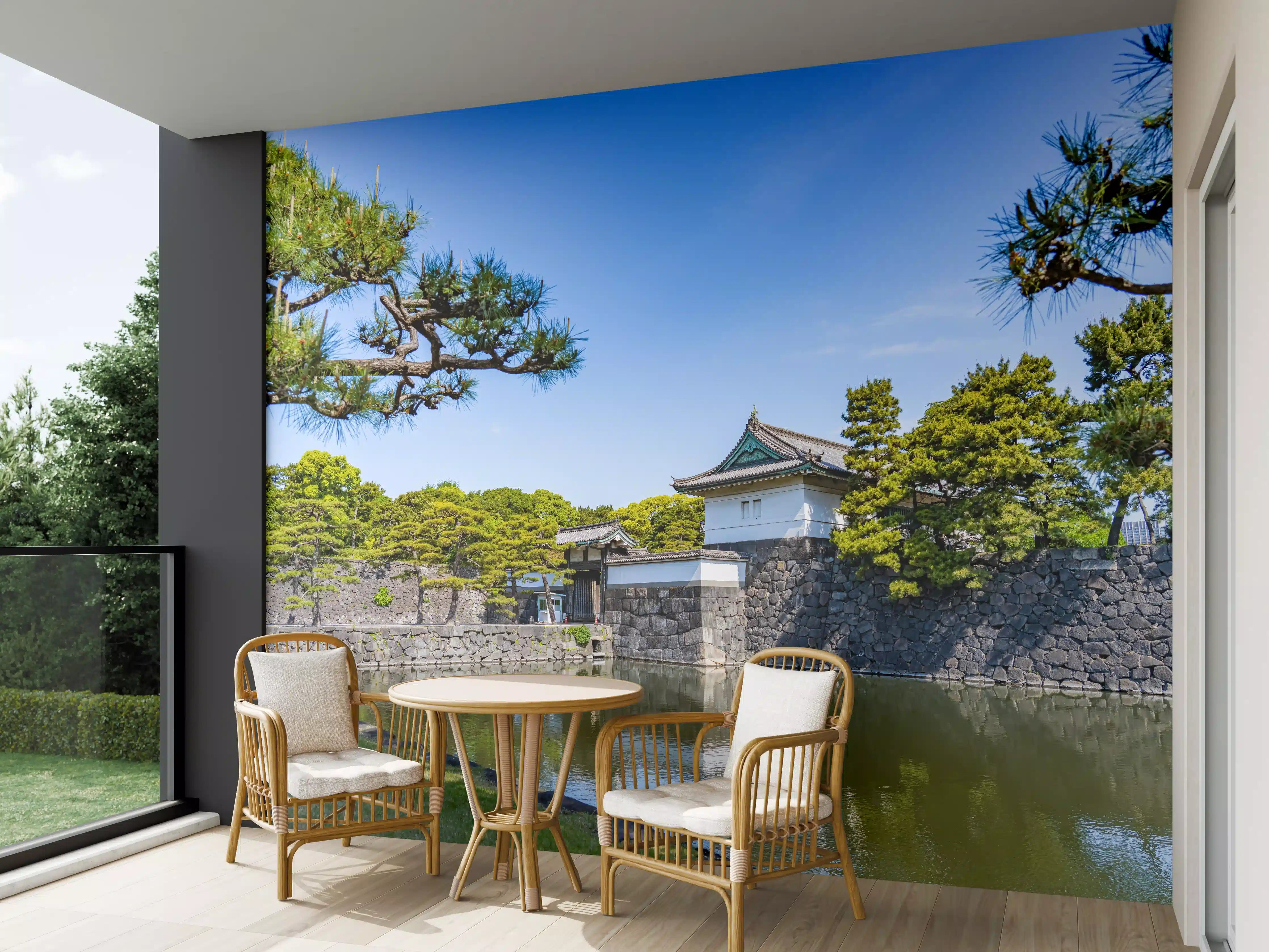 Wandverkleidung außen - Stadtlandschaft von Tokio