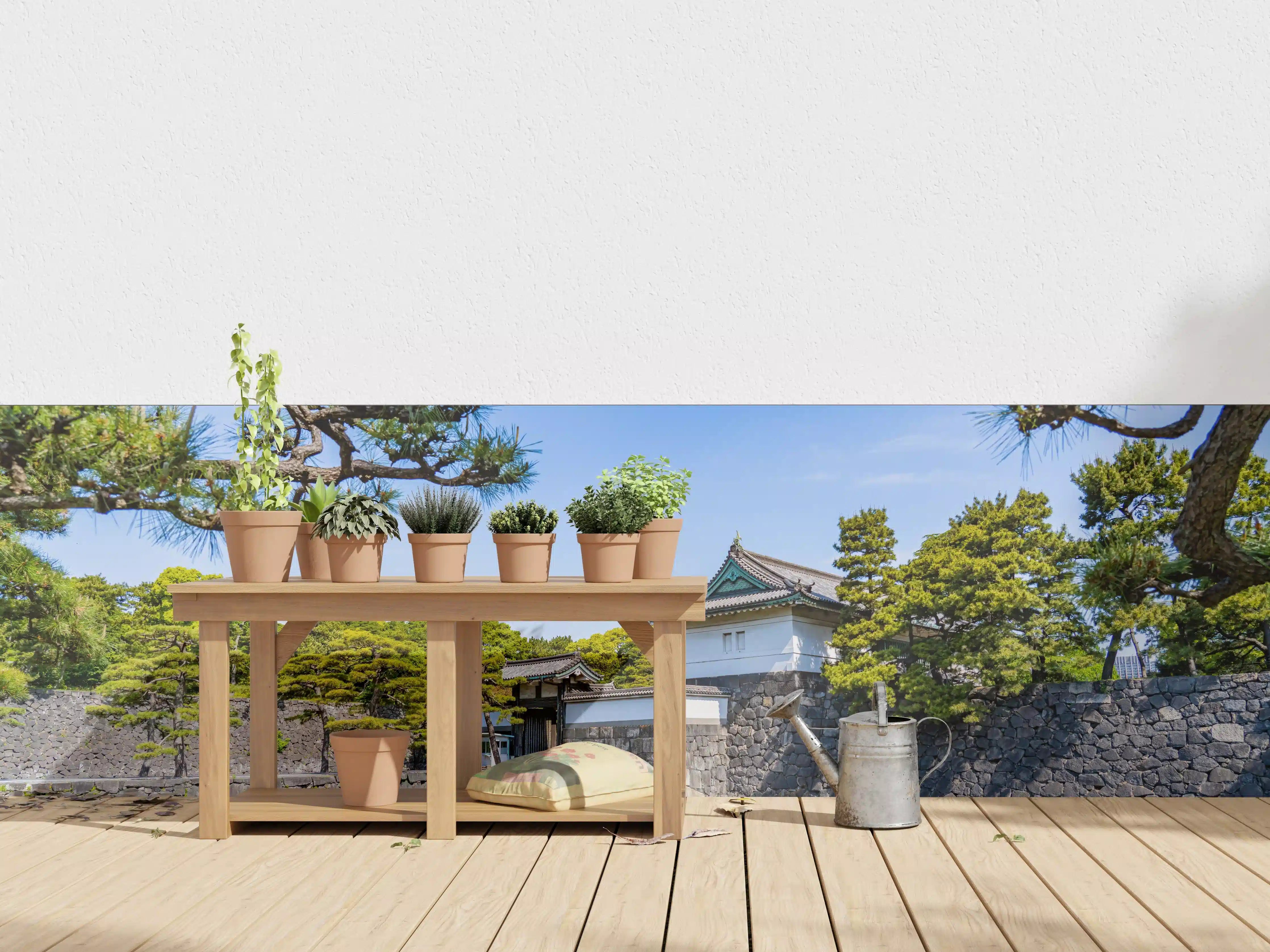 Wandverkleidung außen - Stadtlandschaft von Tokio