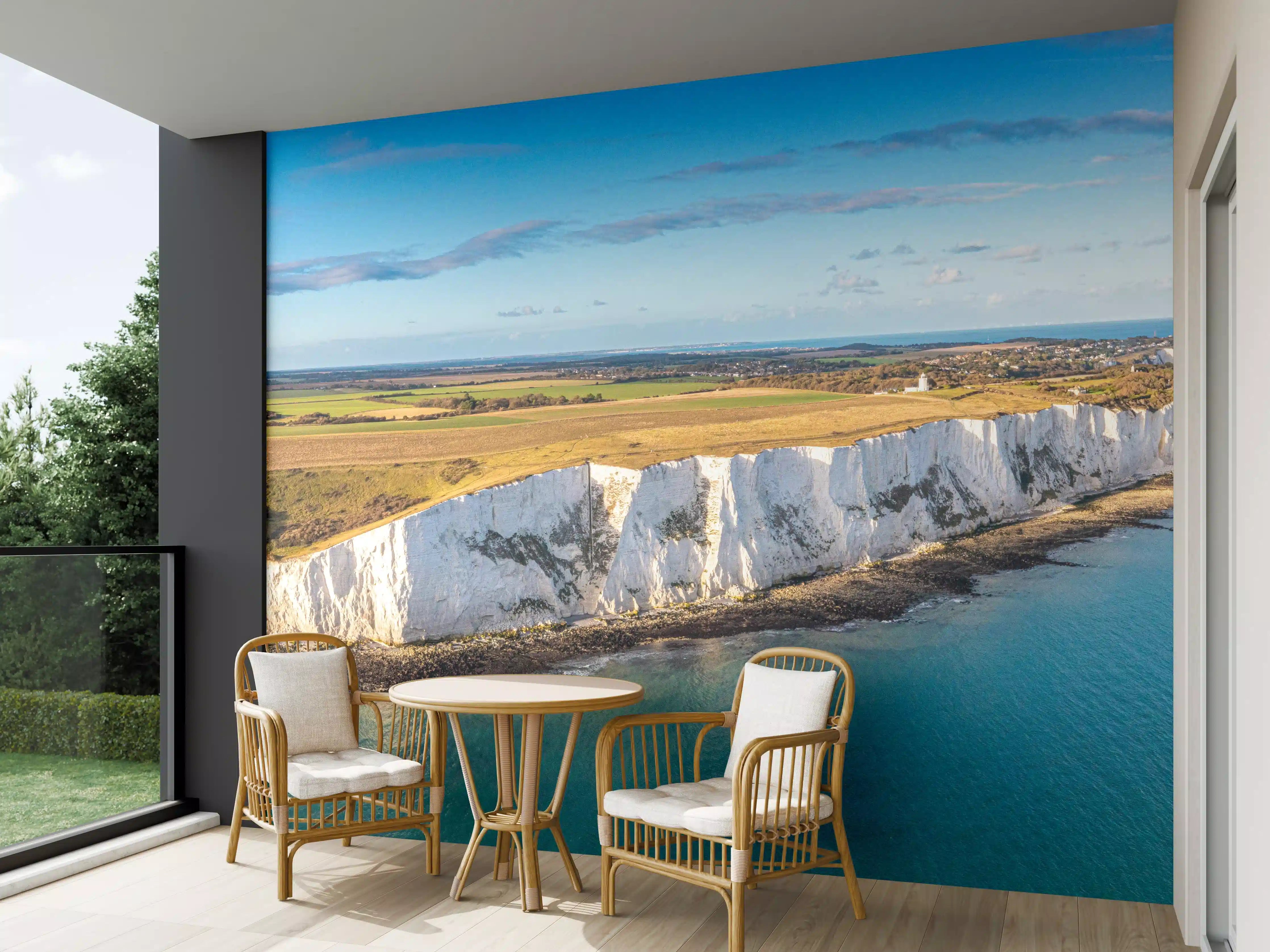 Wandverkleidung außen - Strahlende White Cliffs of Dover
